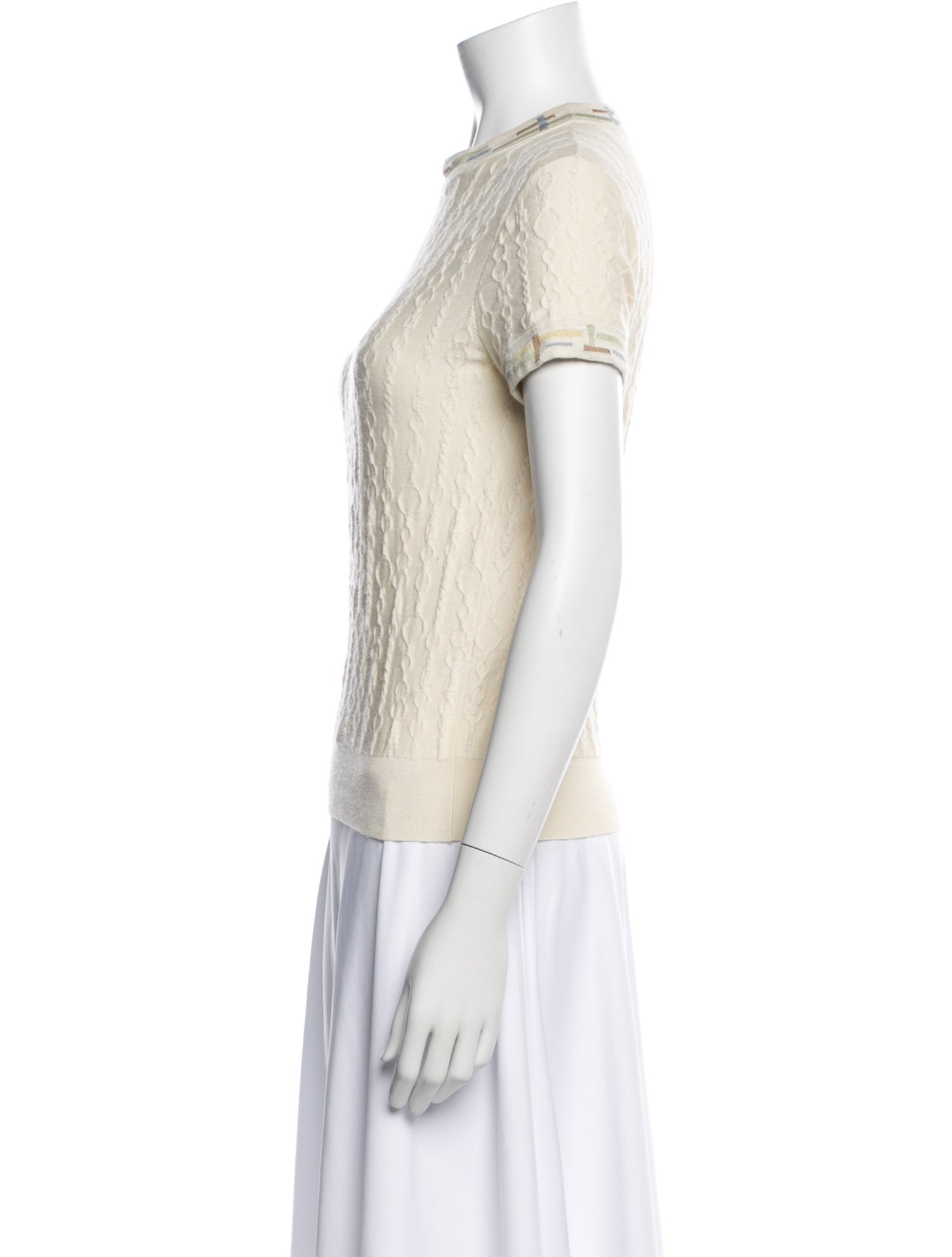 Hermès Cashmere Patterned Top