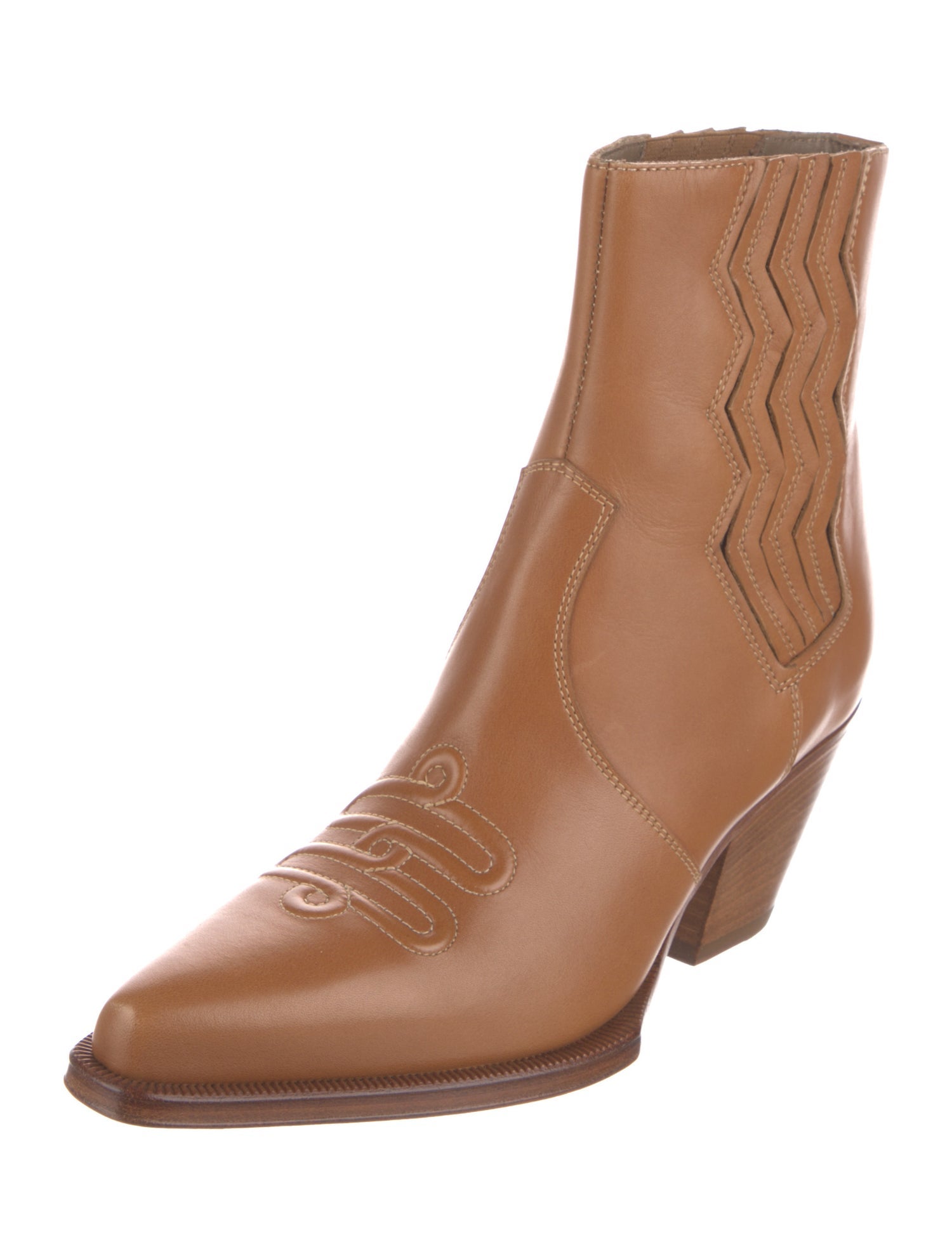 Hermès Vegas Leather Western Boots