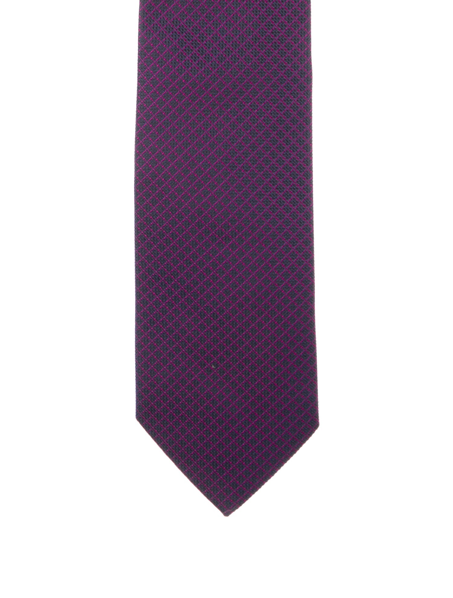 Hermès pattern silk tie