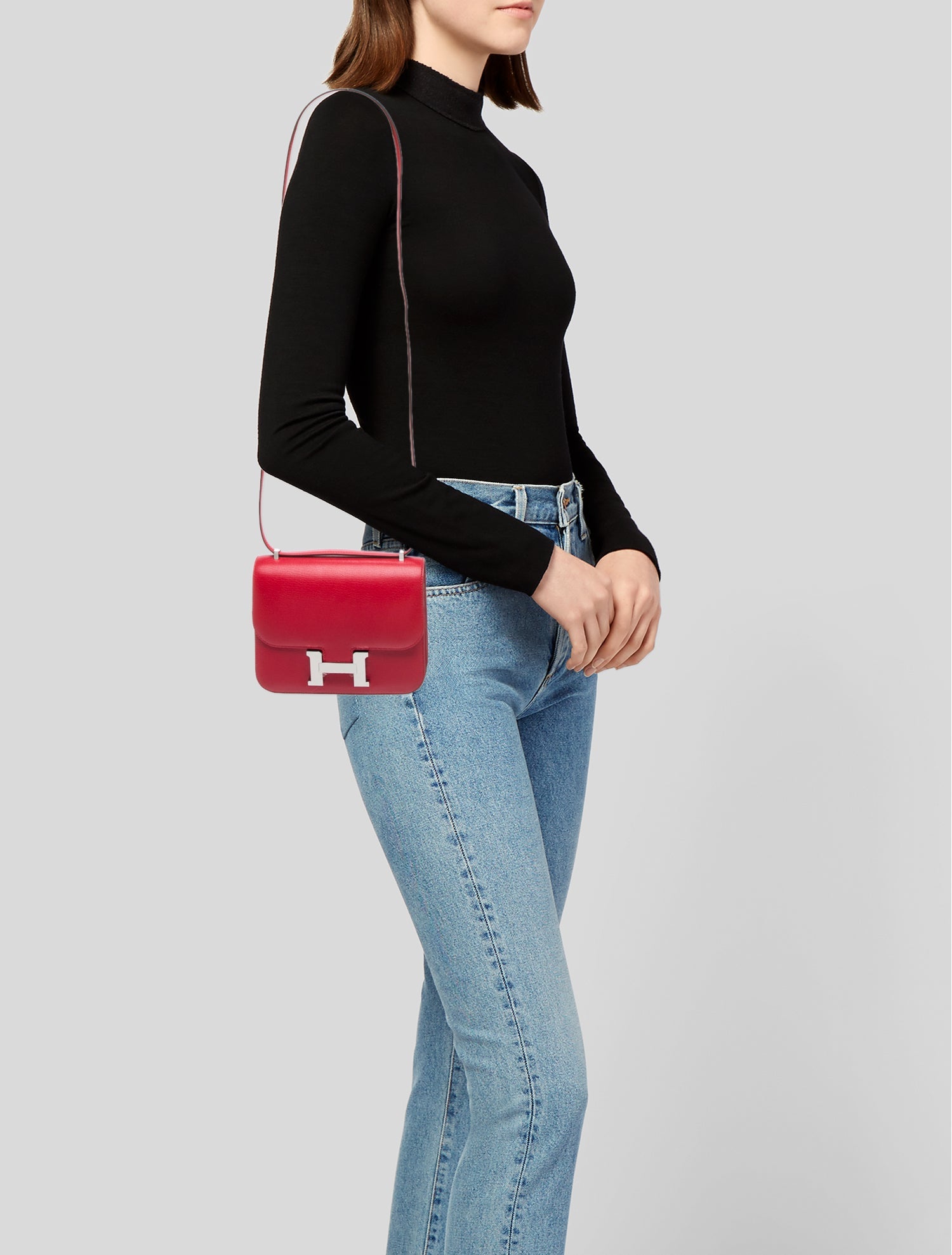 Hermès 2024 Chevre Mysore Mini Constance 18