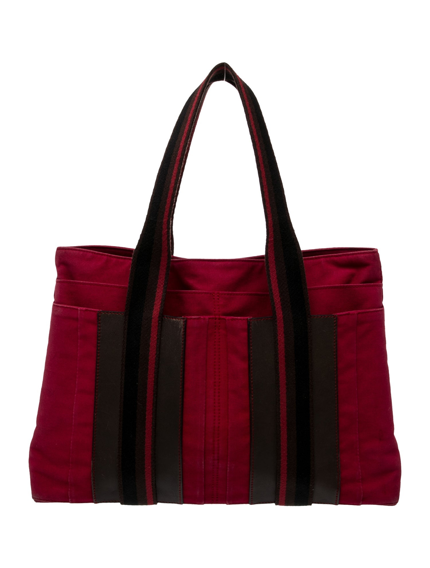 Hermès Toile Sac Troca MM