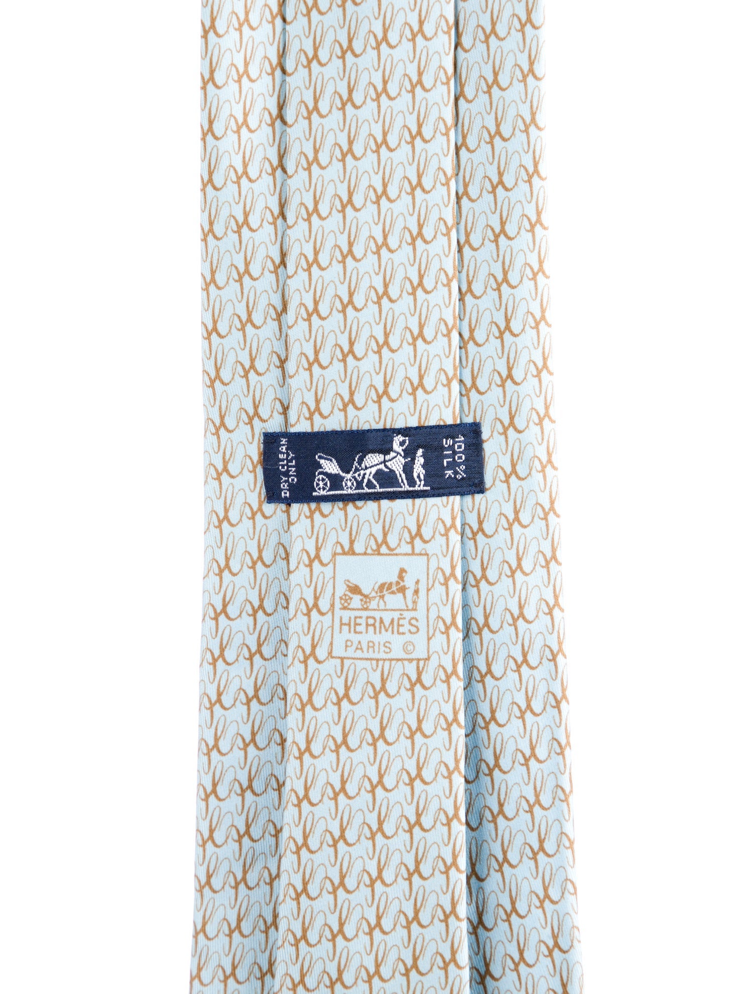 Hermès Silk Printed Tie w/Tags