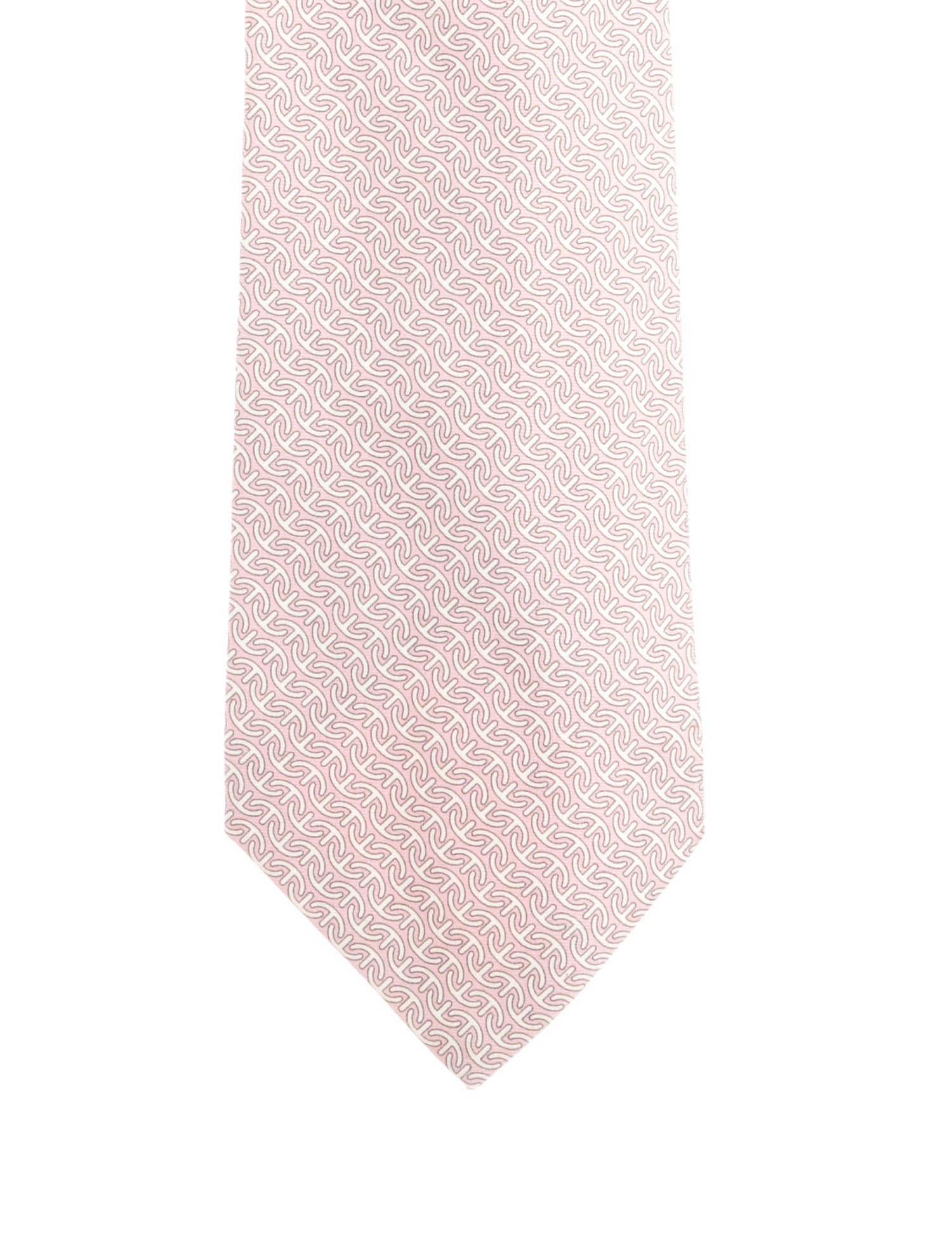 Hermès Silk Printed Tie w/Tags