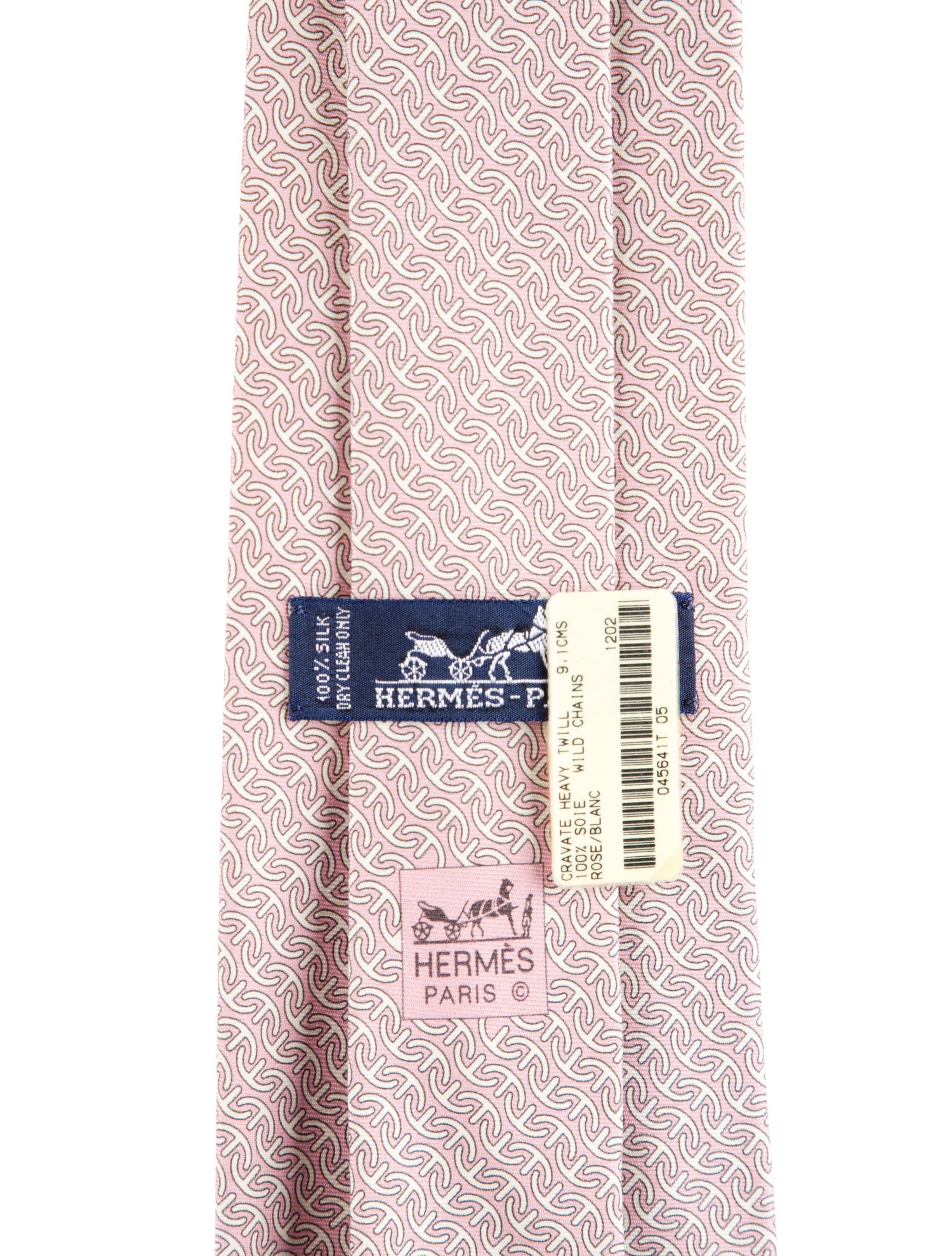 Hermès Silk Printed Tie w/Tags