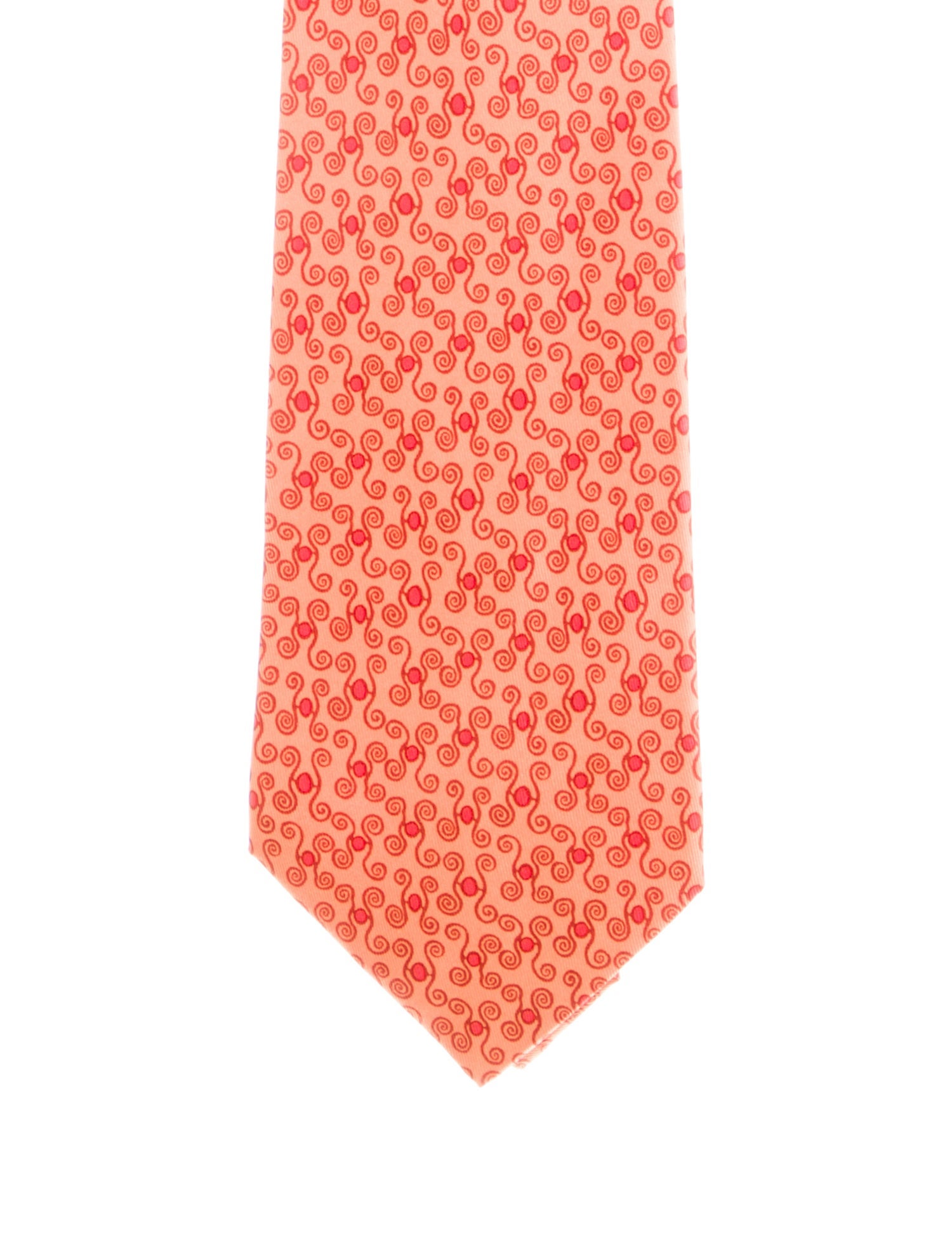 Hermès Silk Printed Tie w/Tags