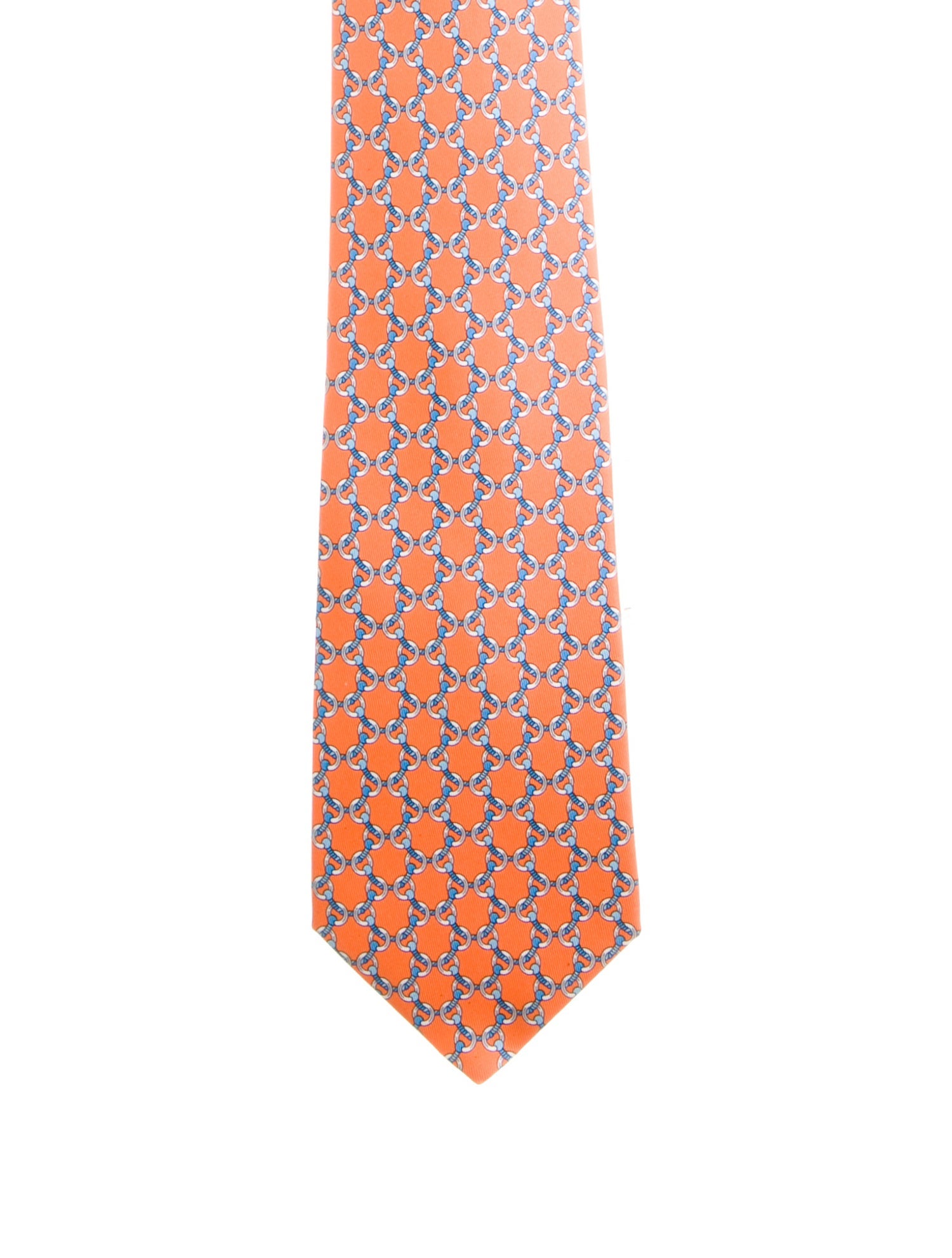 Hermès pattern silk tie w/Tags