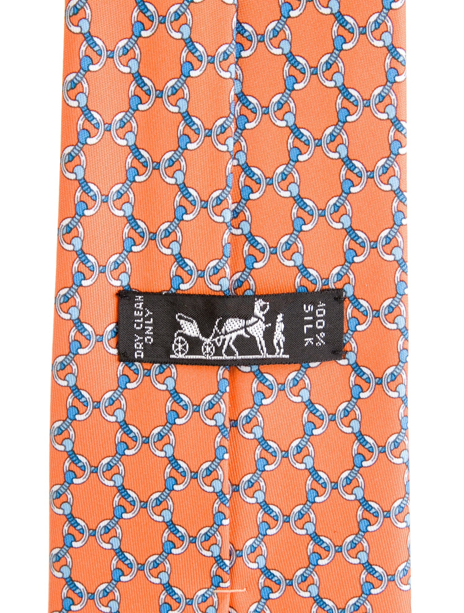 Hermès pattern silk tie w/Tags