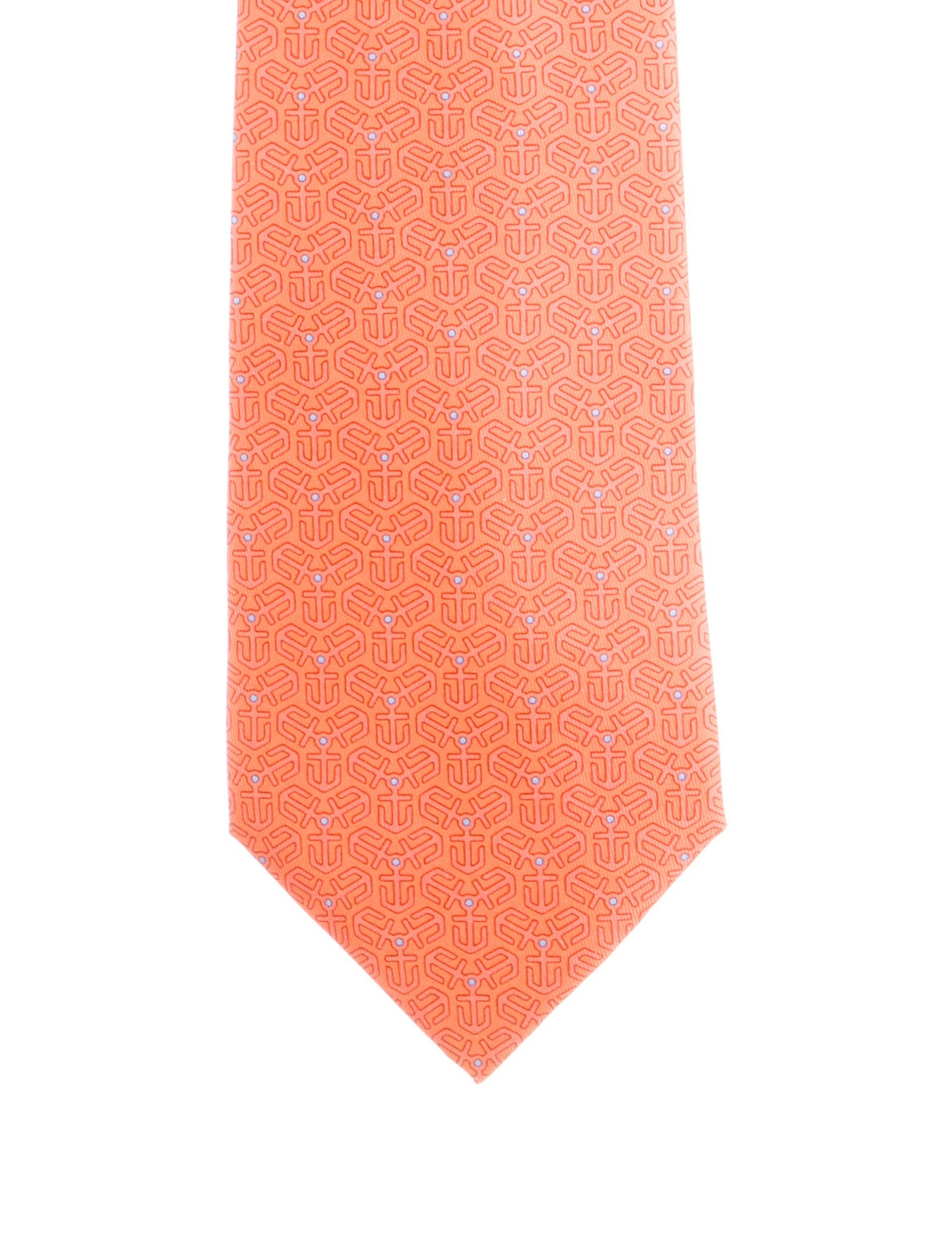Hermès Silk Printed Tie w/Tags