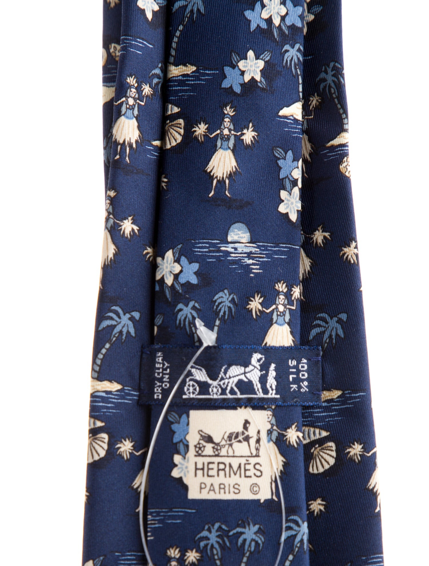 Hermès Pattern Print Tie