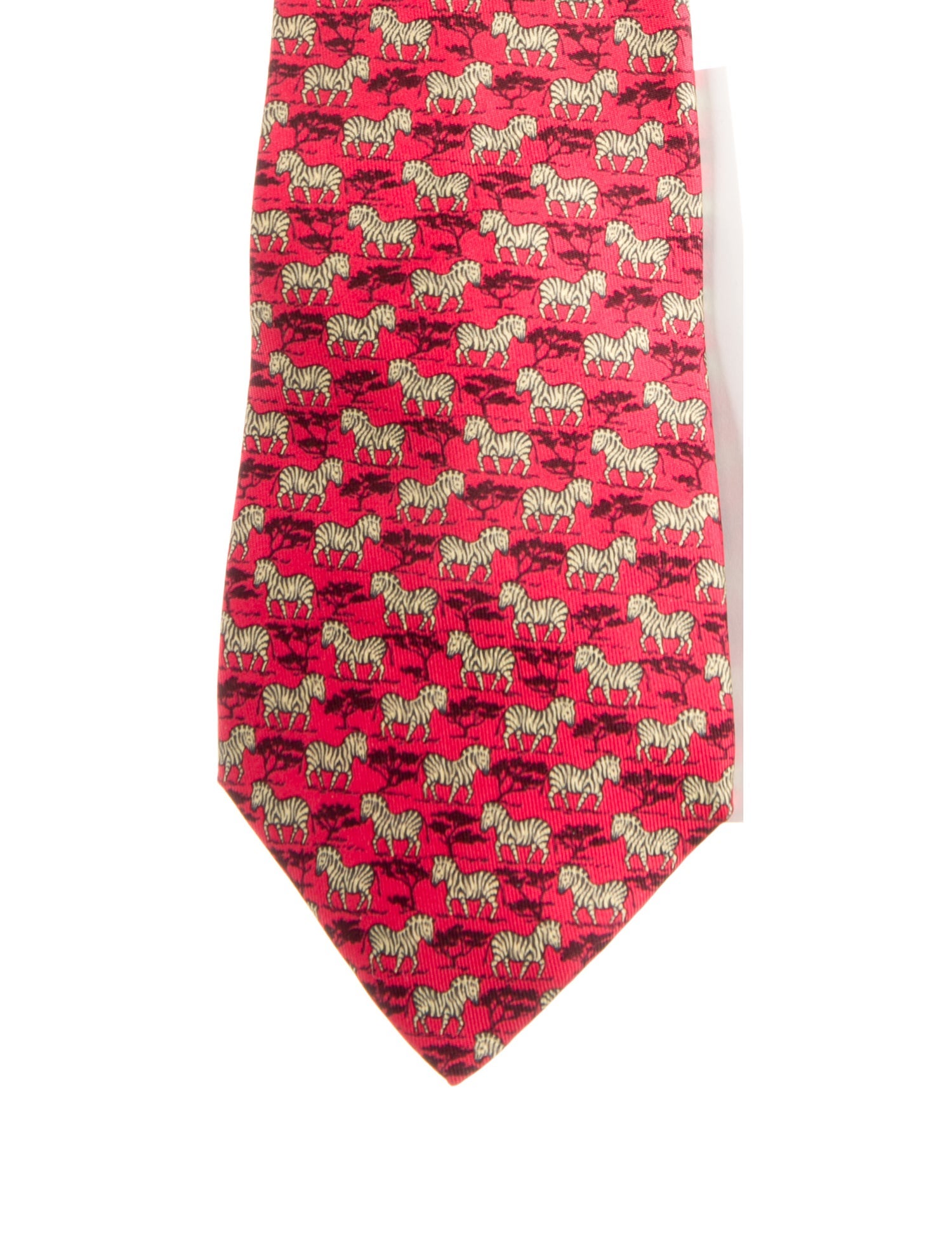 Hermès Pattern Print Tie