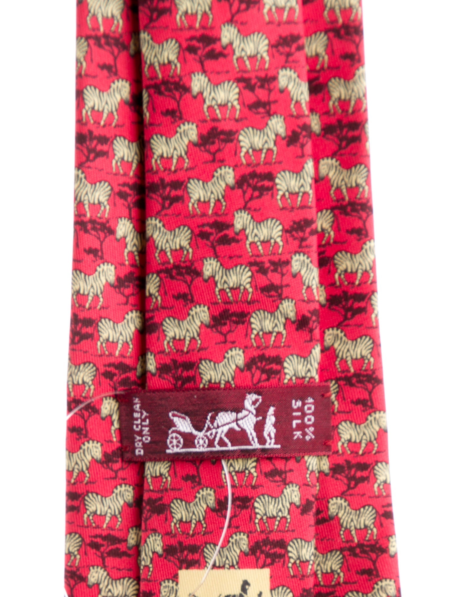 Hermès Pattern Print Tie
