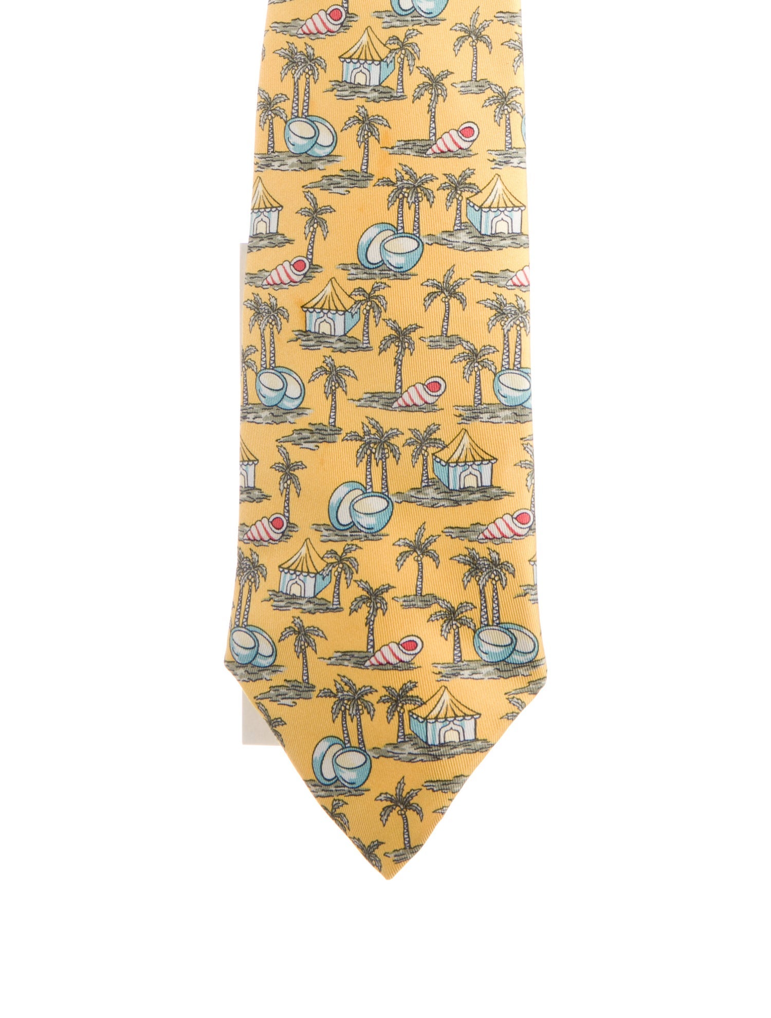 Hermès Pattern Print Tie