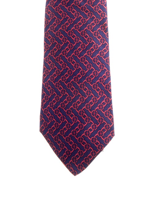 Hermès Pattern Print Tie