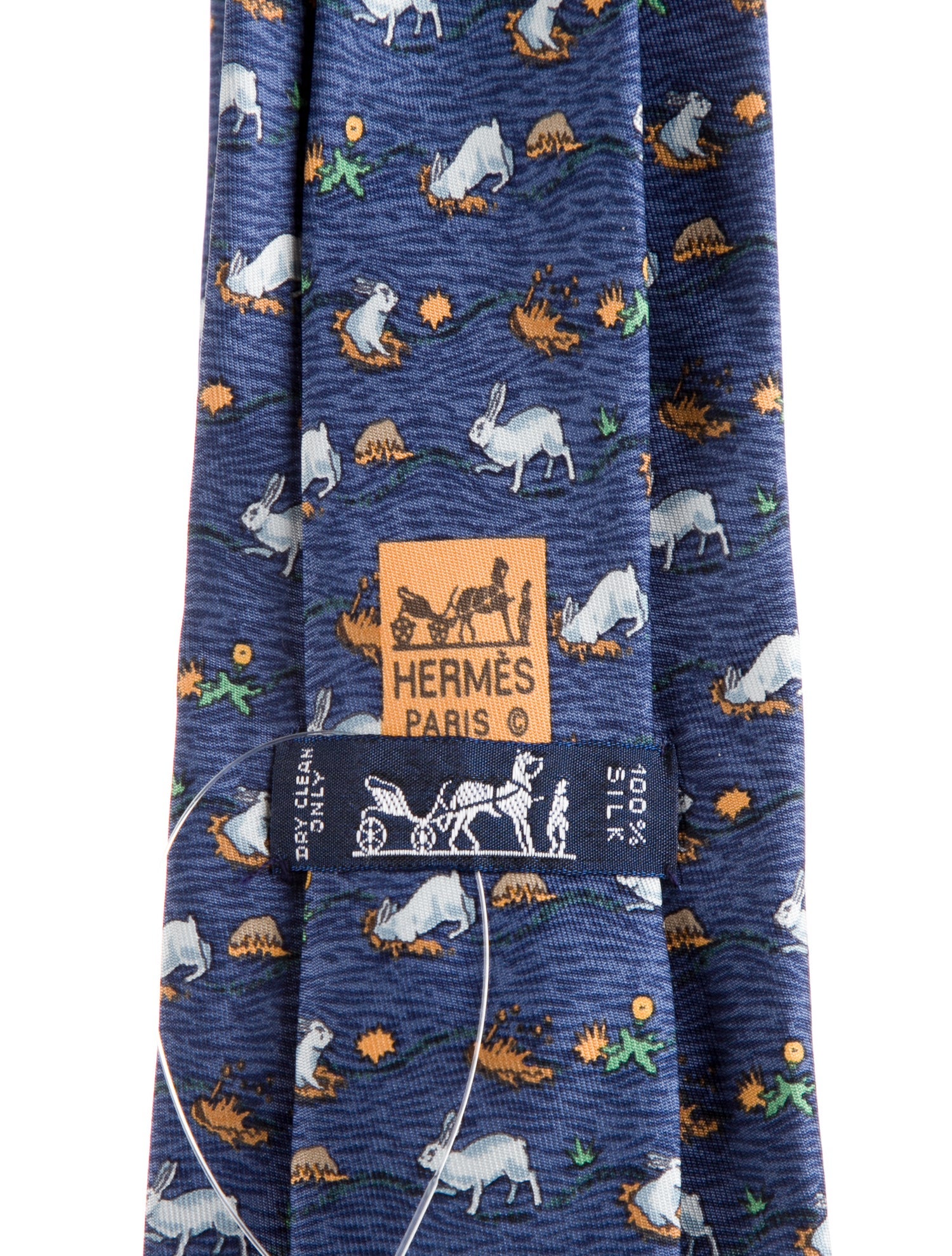 Hermès Pattern Print Tie