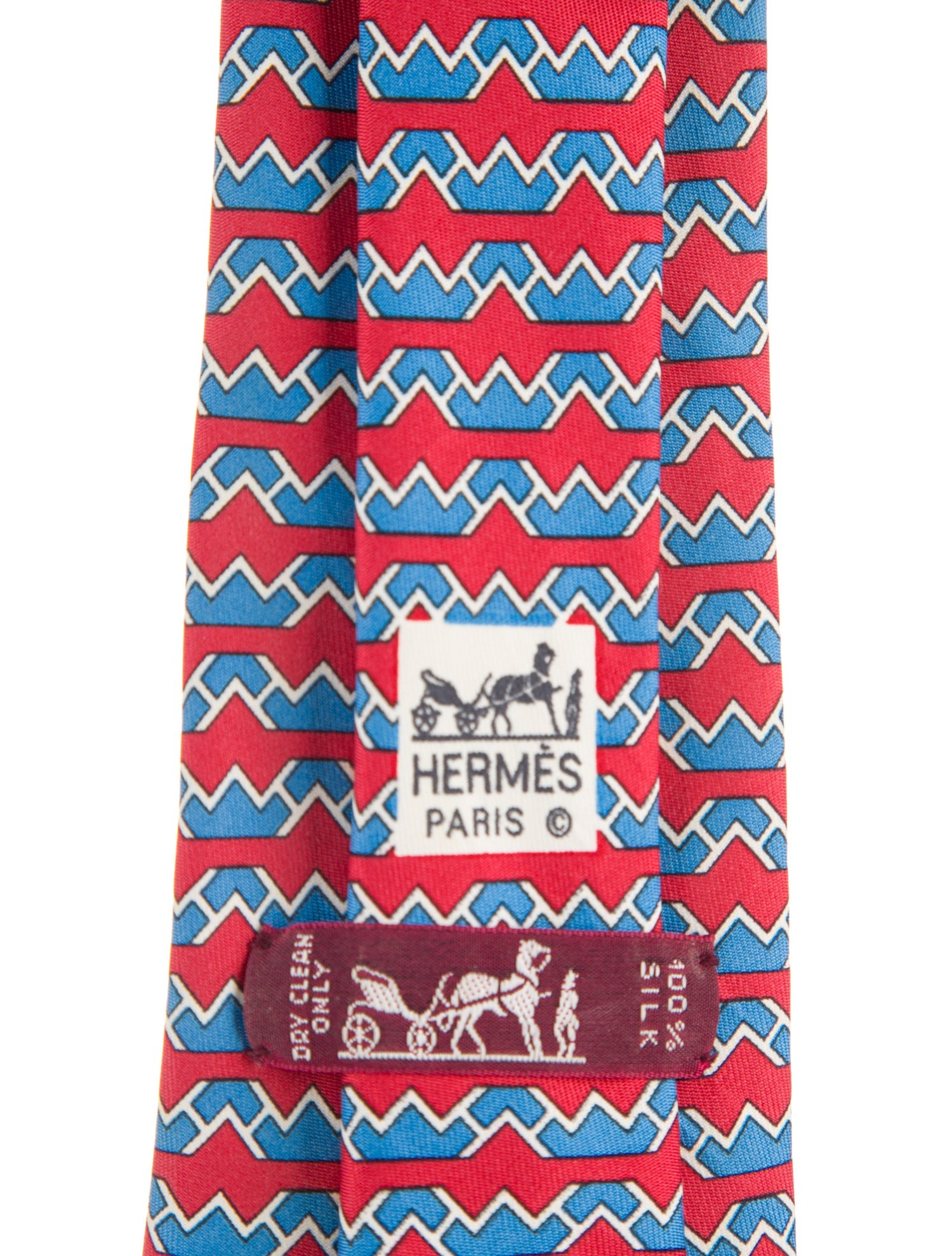 Hermès SIlk Patterned Tie
