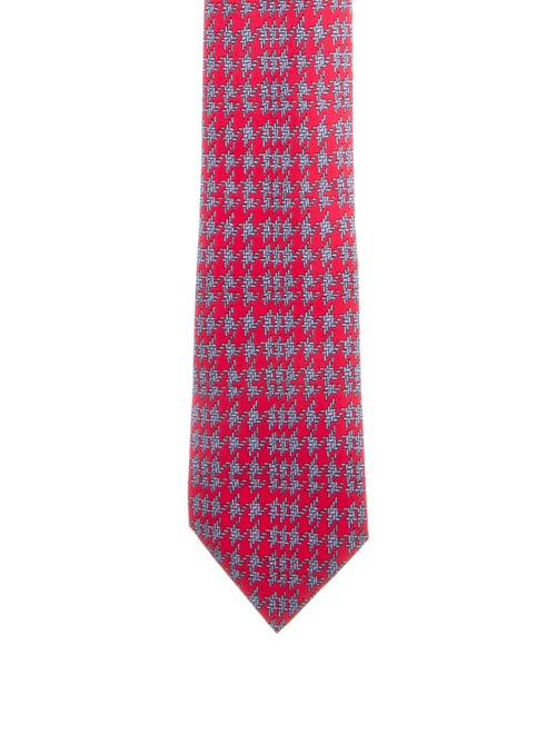 Hermès Silk Patterned Tie