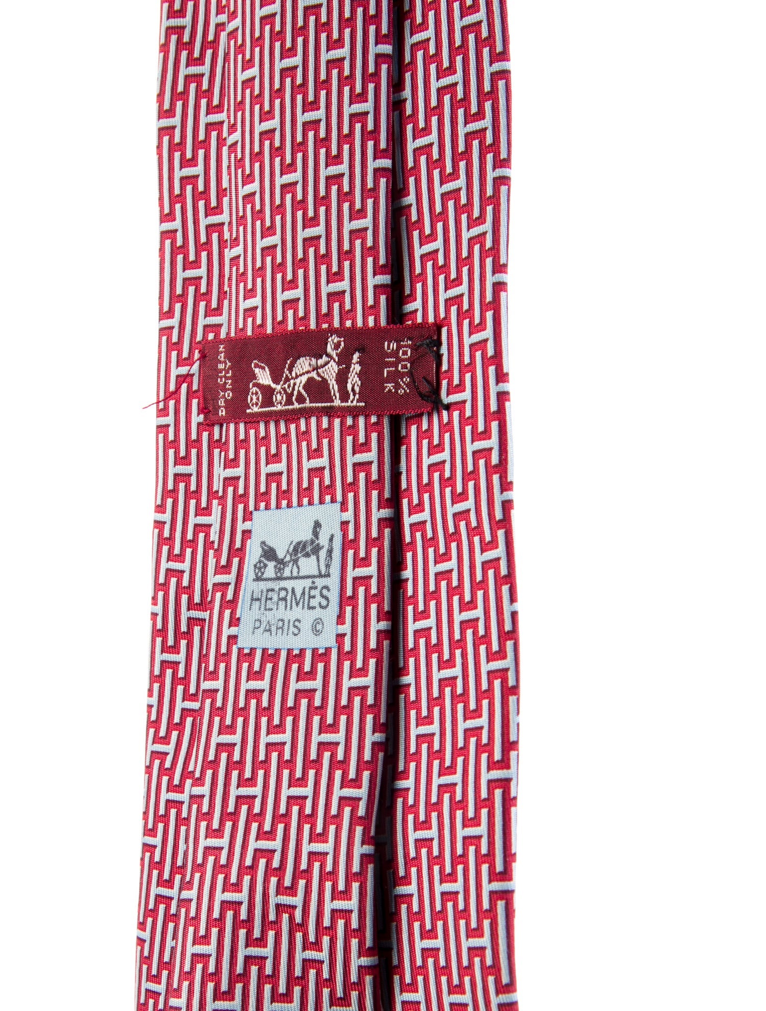 Hermès Silk Pattern Tie
