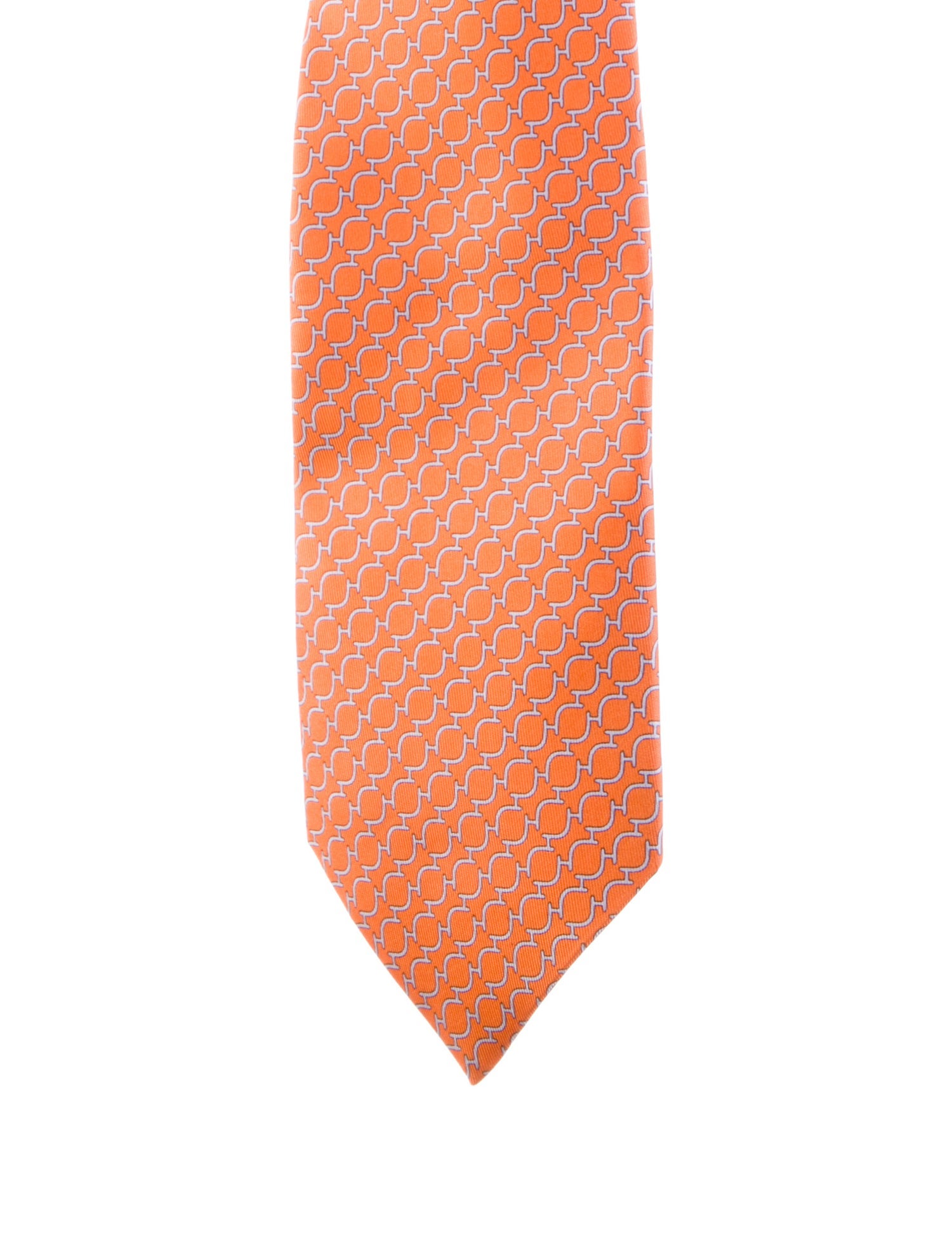 Hermès Pattern Print Tie