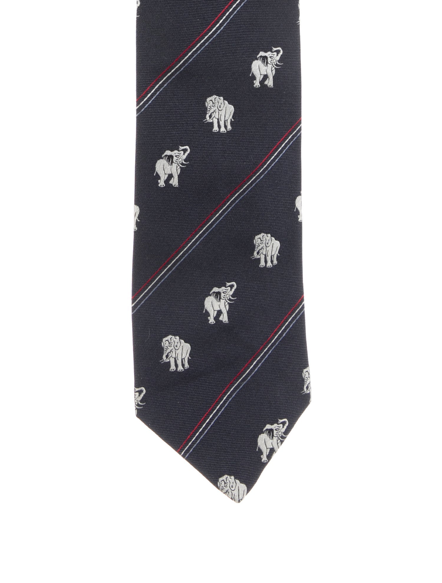 Hermès Silk Printed Tie