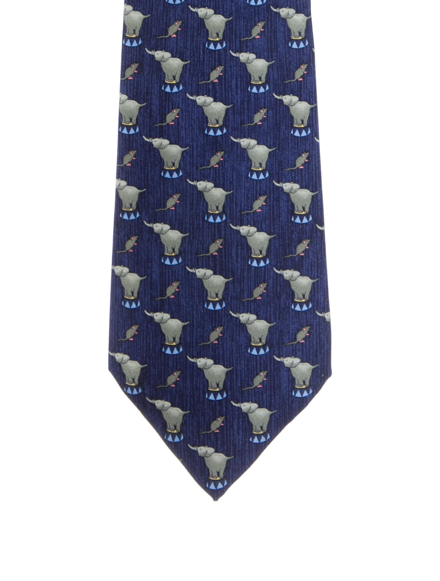 Hermès Silk Printed Tie