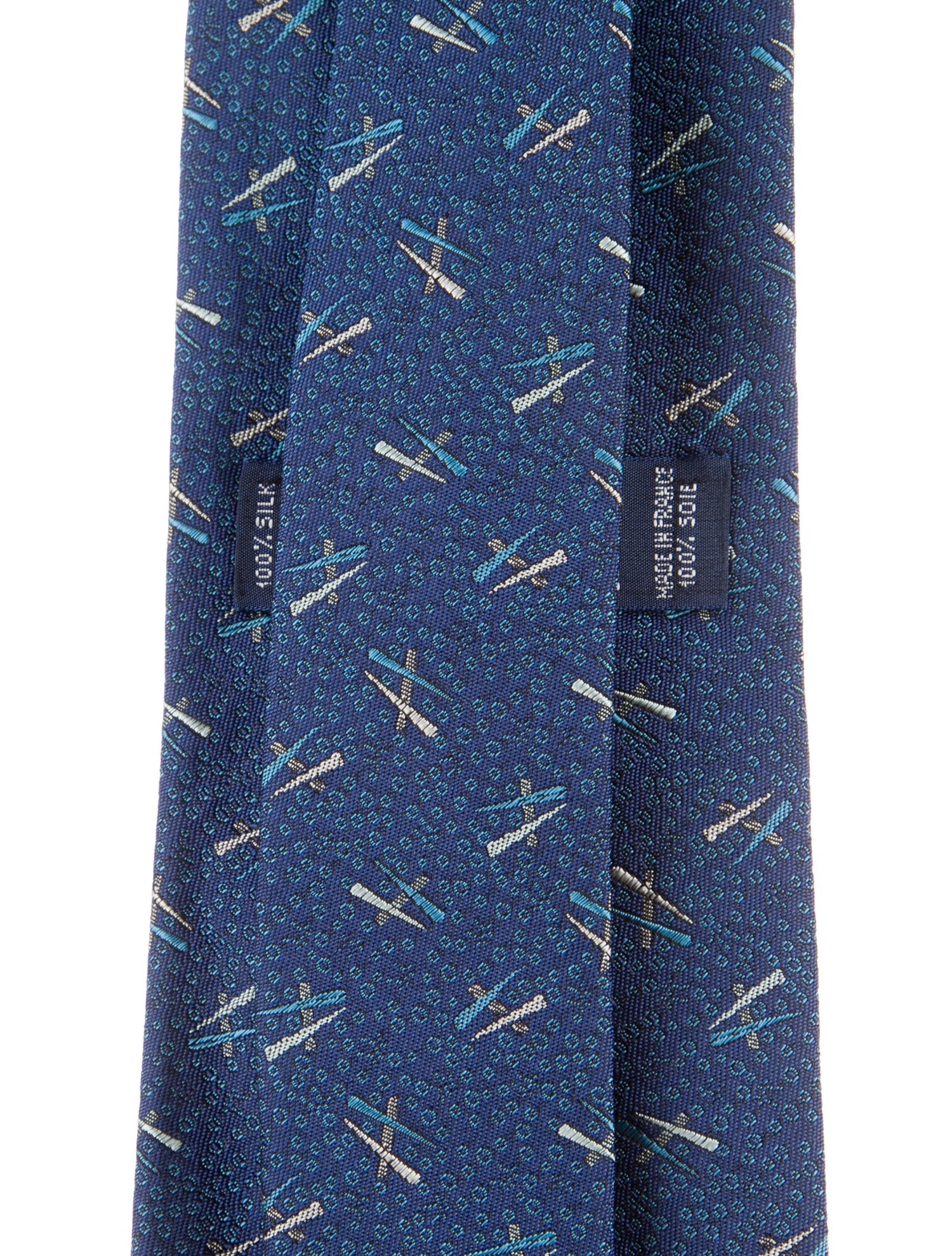 Hermès Silk Printed Tie