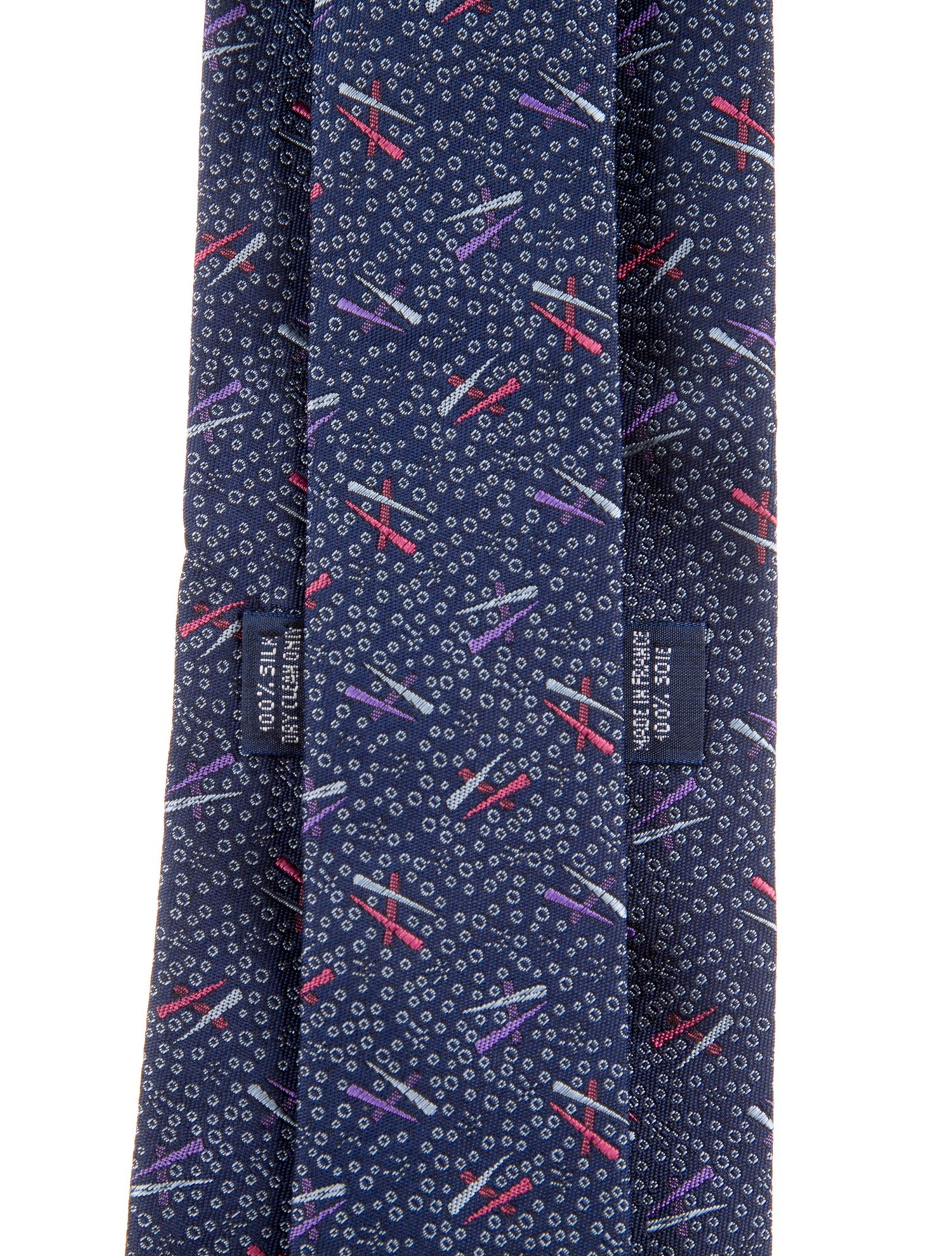Hermès Silk Printed Tie