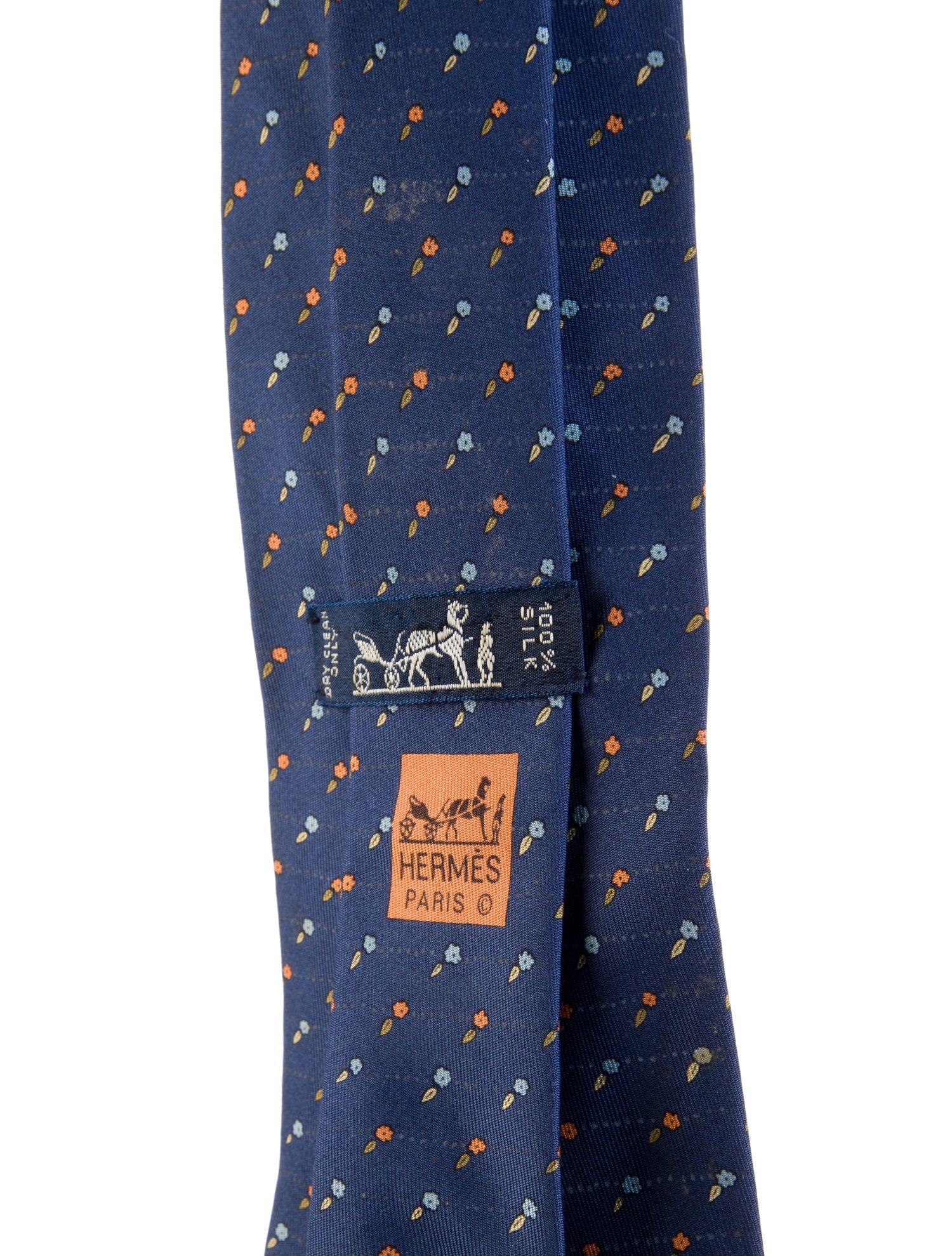 Hermès Pattern Print Tie