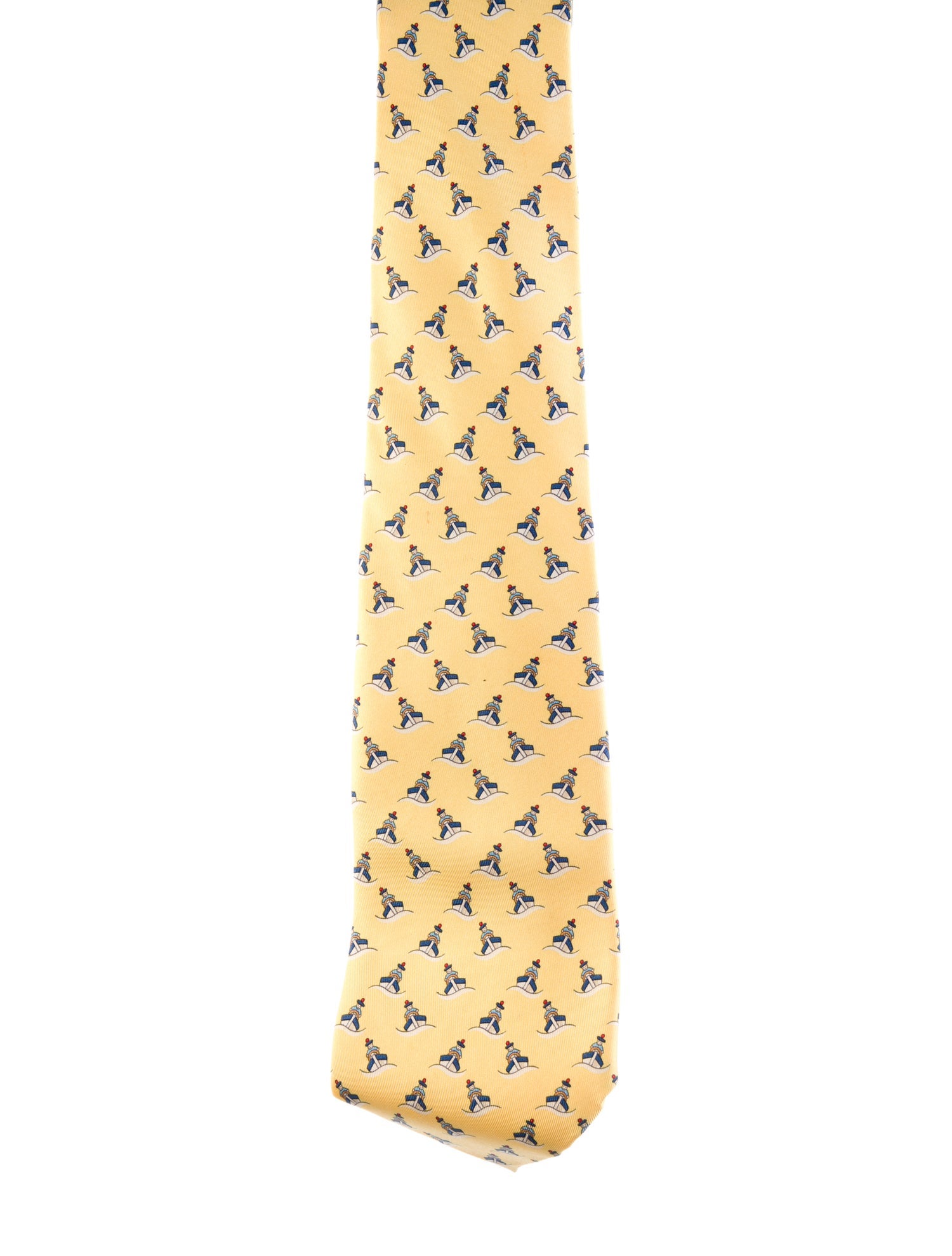 Hermès Pattern Print Tie