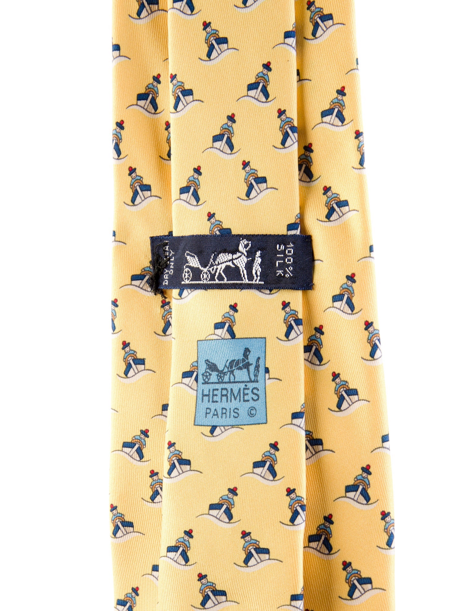 Hermès Pattern Print Tie