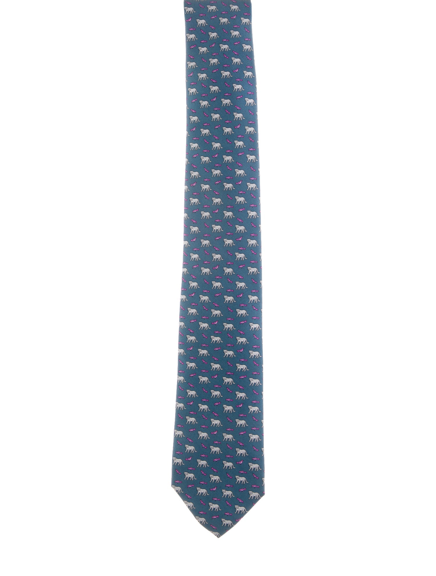 Hermès Silk Patterned Tie