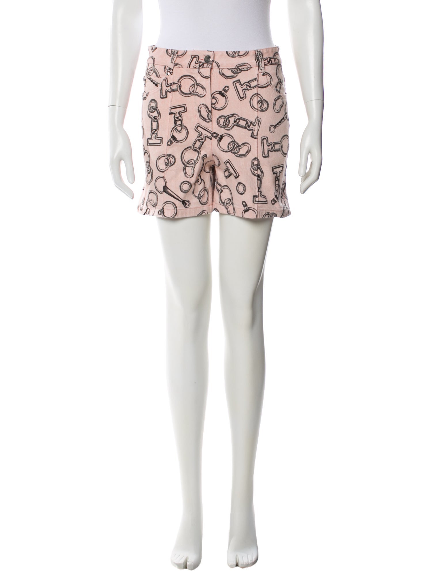 Hermès Printed Mini Shorts