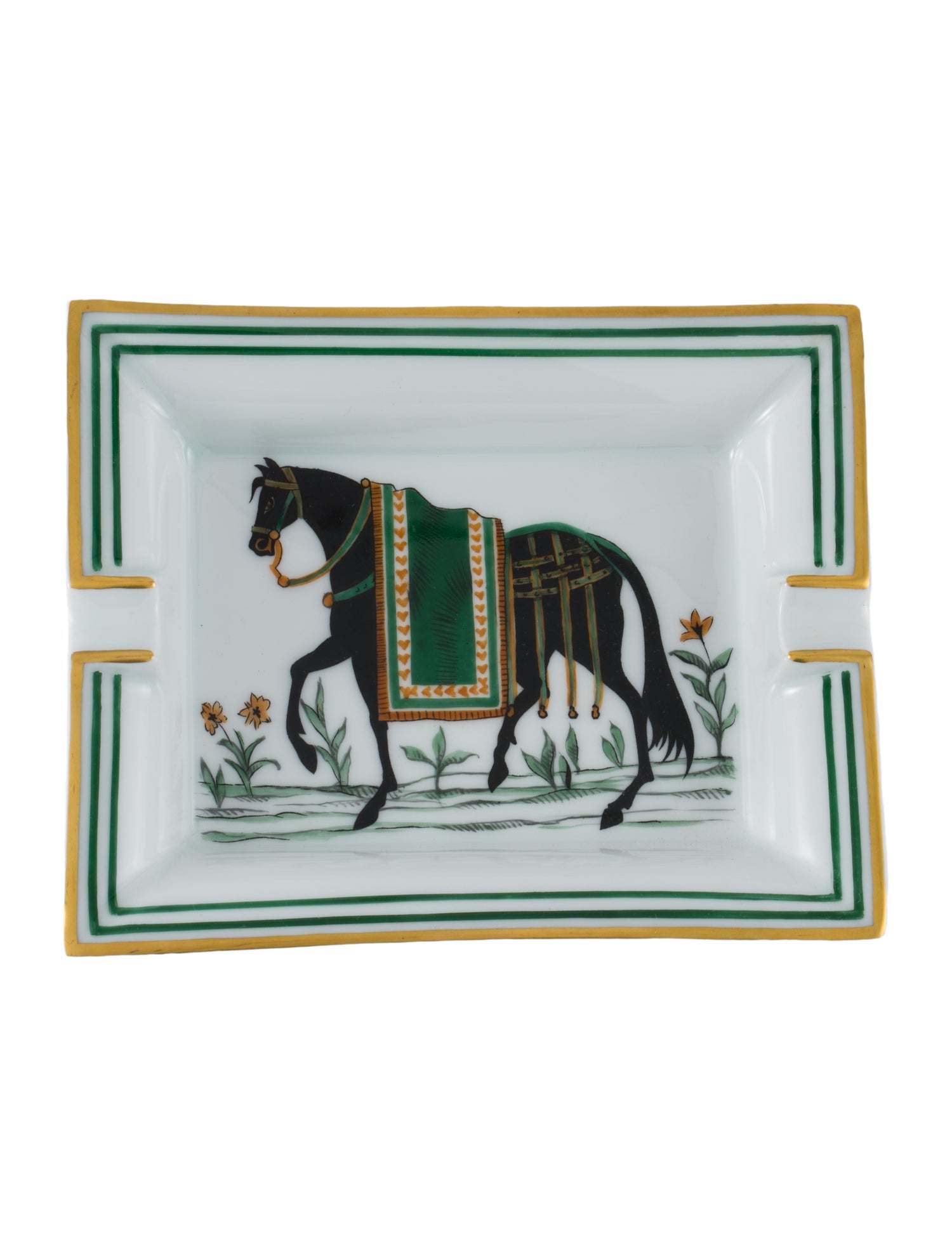 Hermès Porcelain Cheval Ashtray