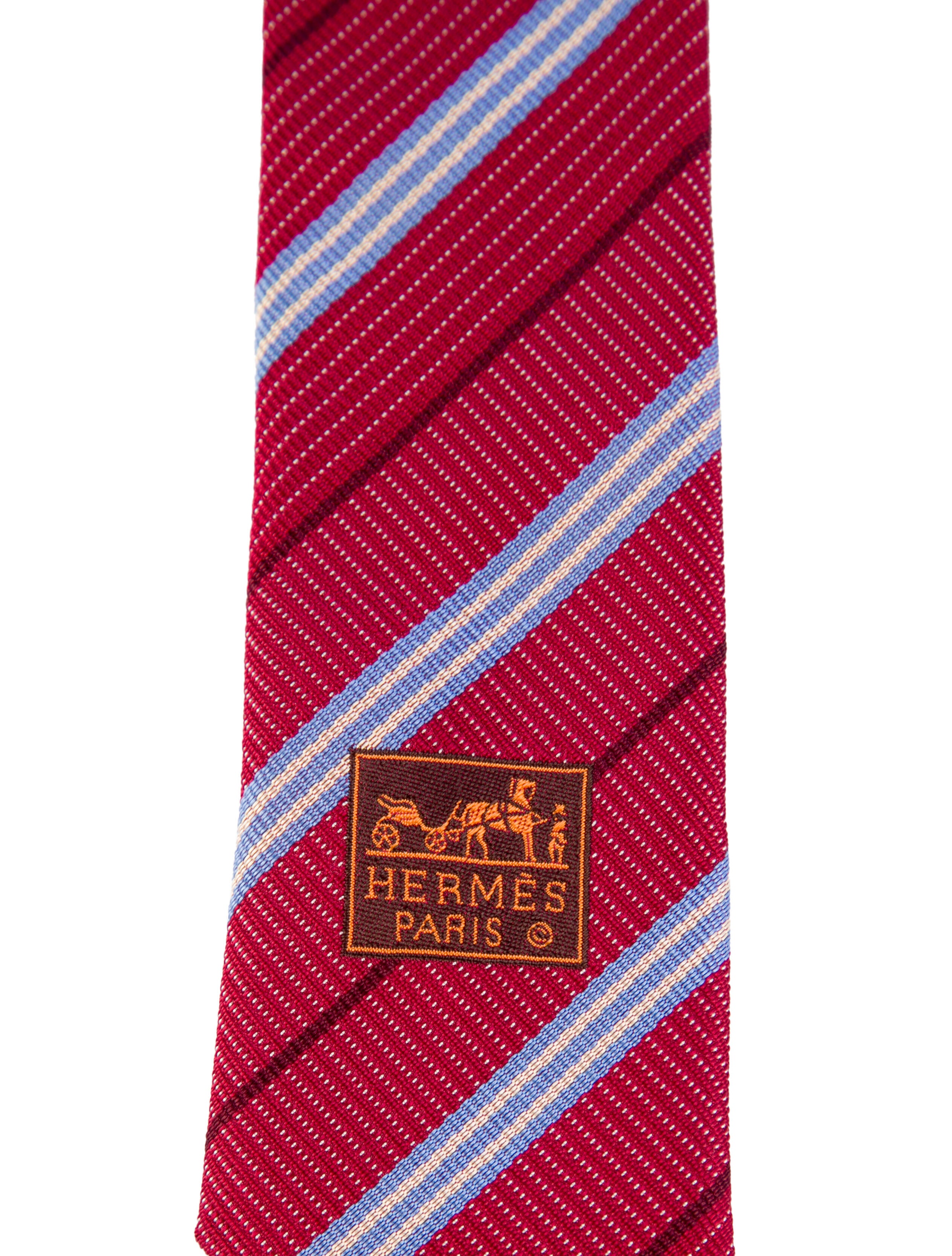 Hermès Pattern Silk Tie