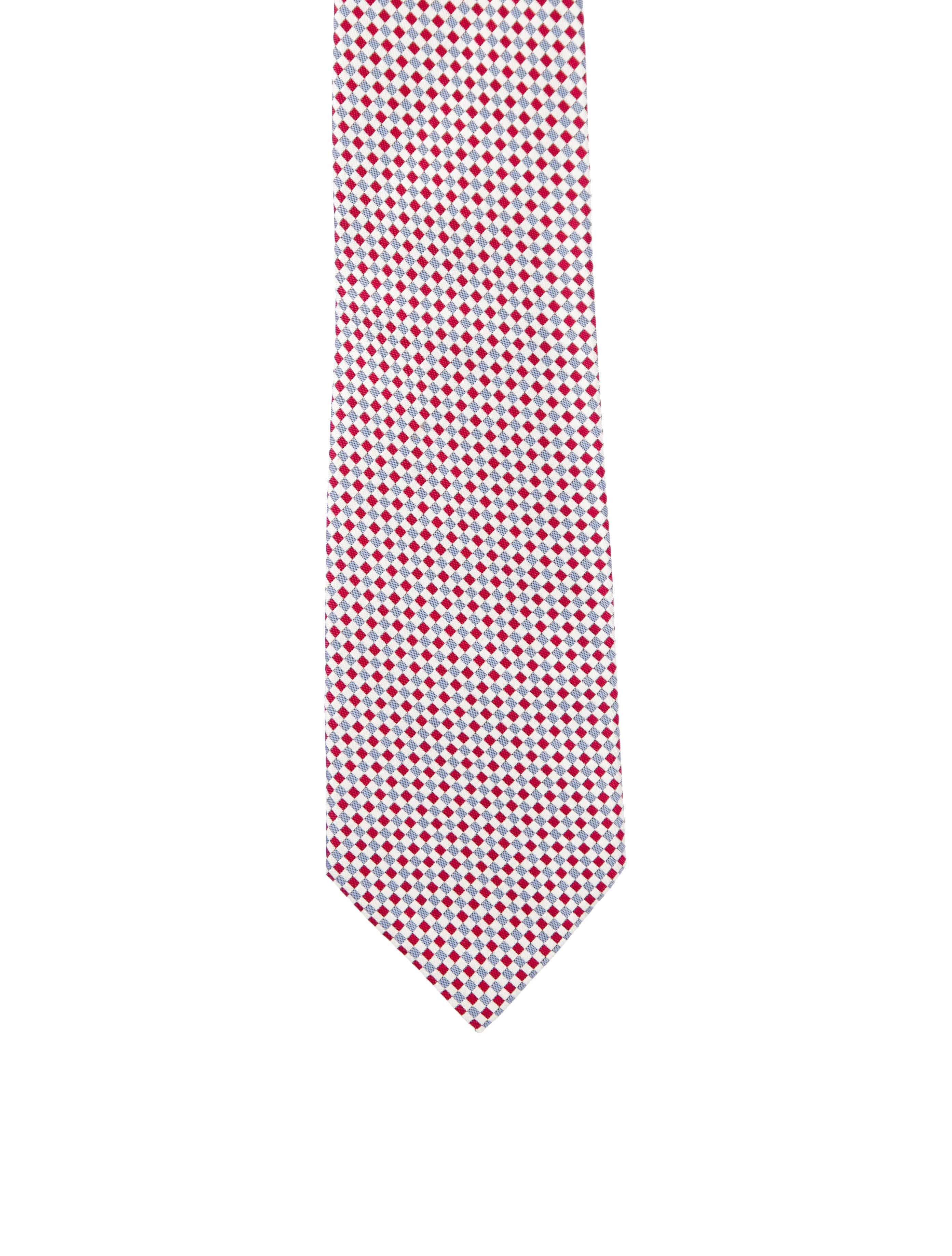 Hermès Pattern Print Tie