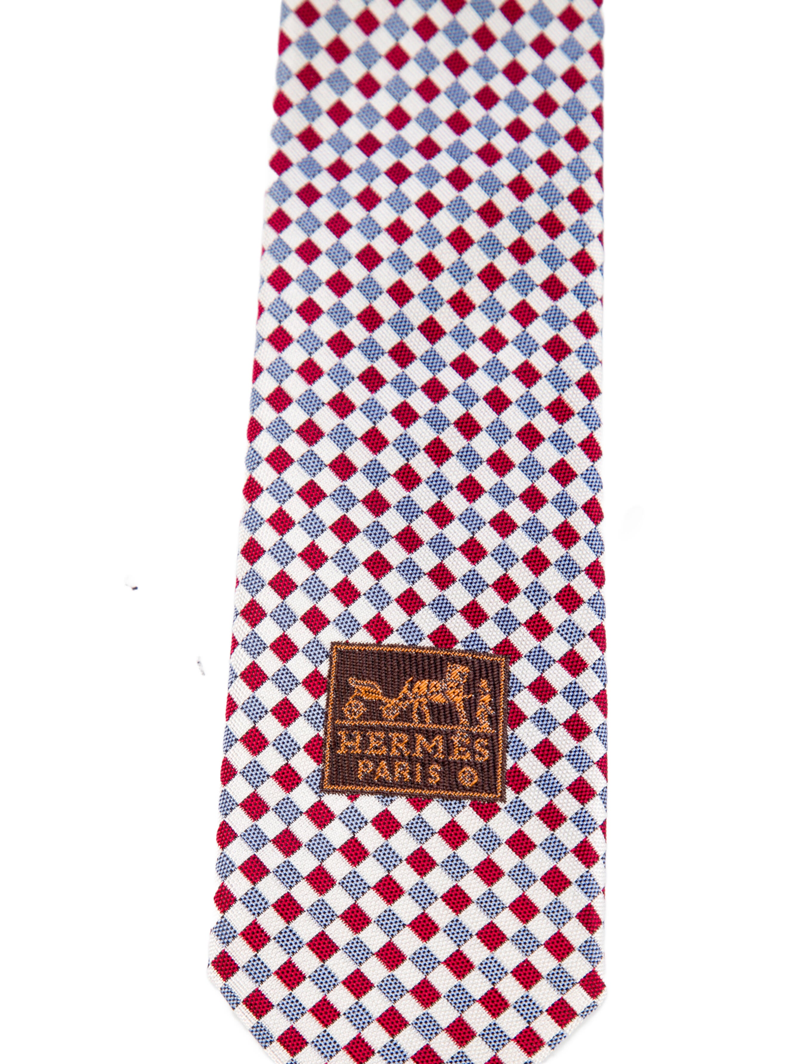 Hermès Pattern Print Tie