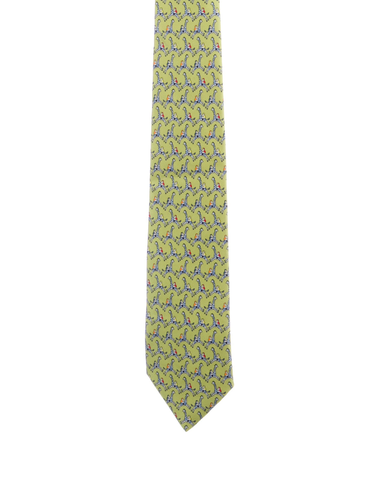 Hermès Silk Patterned Tie
