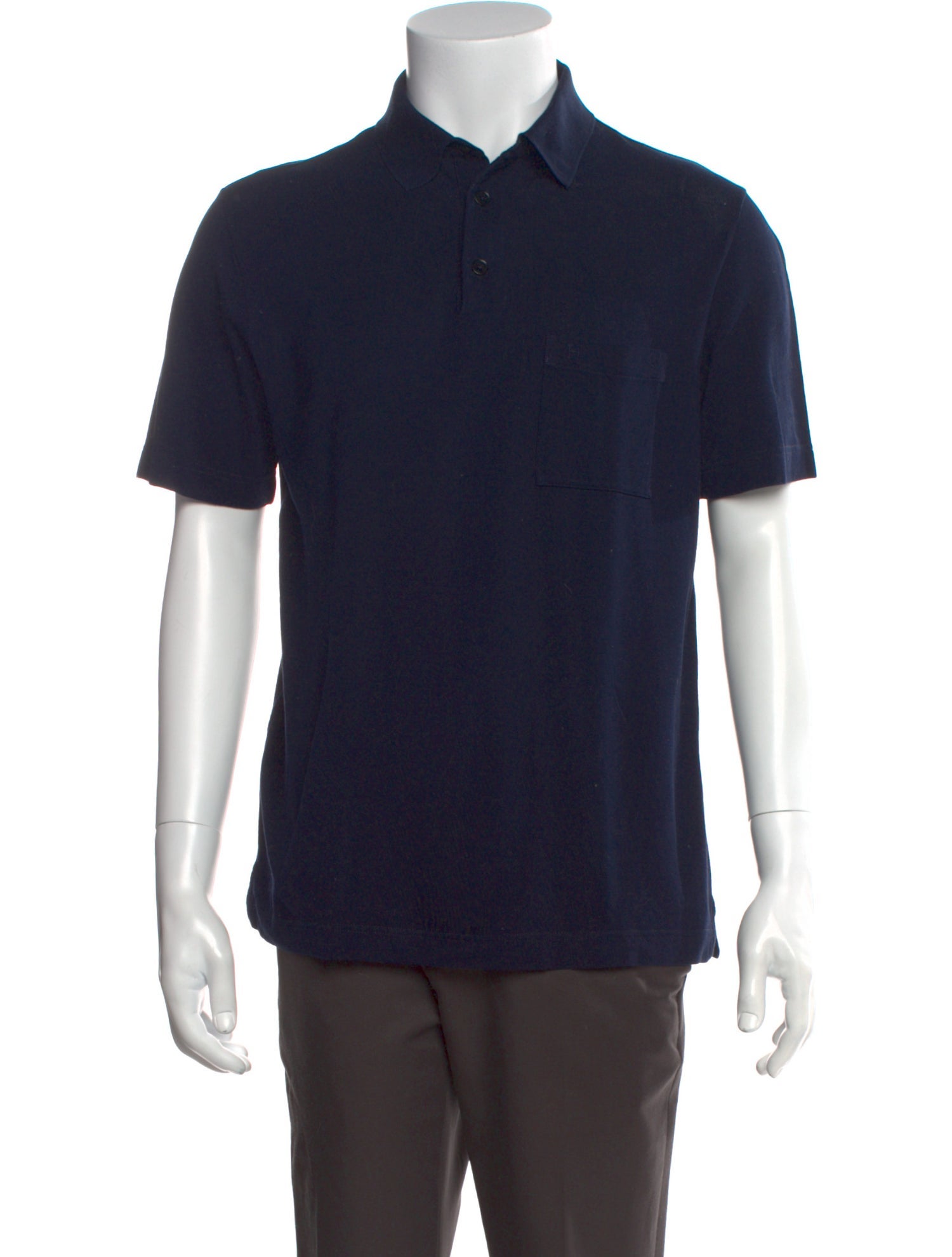 Hermès Collar Short Sleeve Polo Shirt