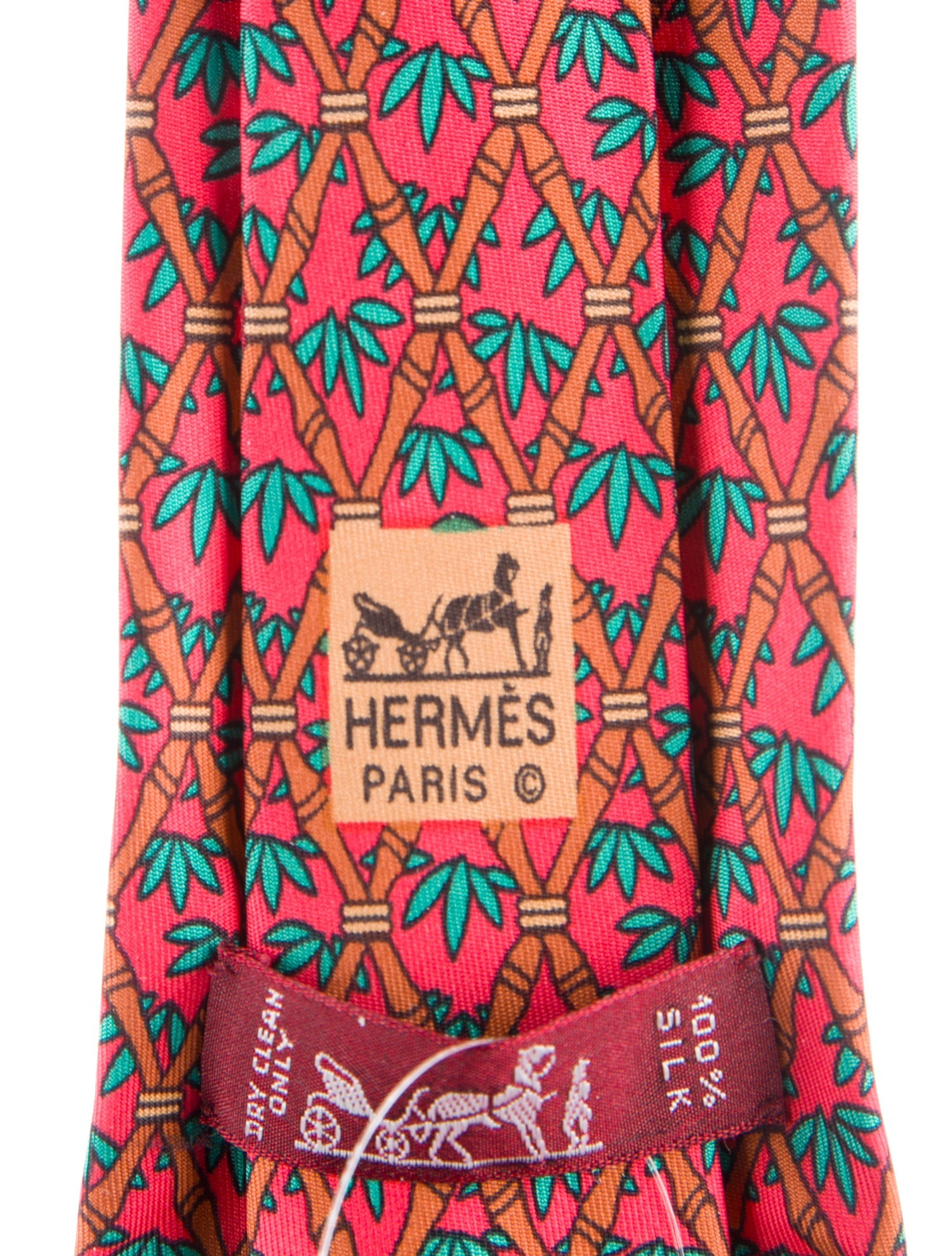 Hermès Silk Pattern Tie