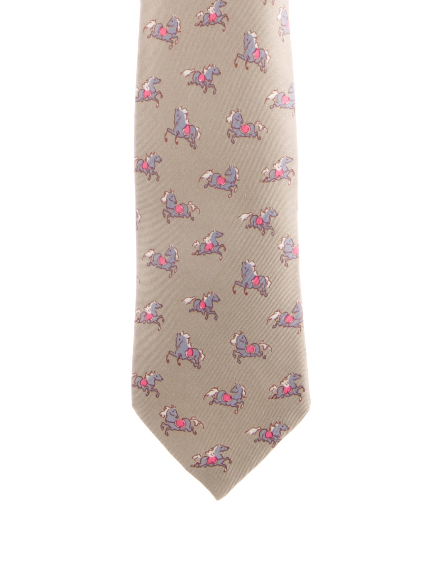 Hermès Silk Pattern Tie