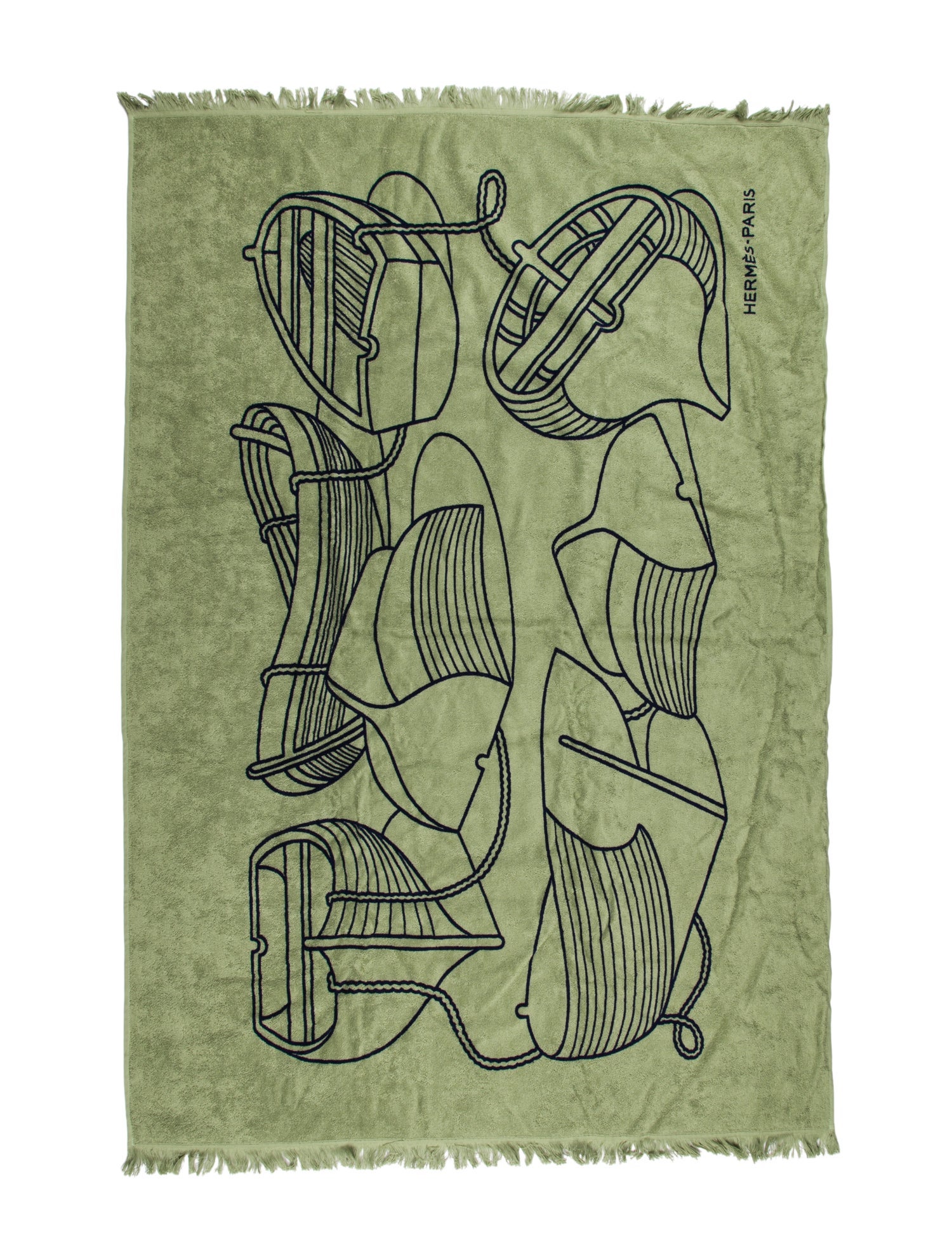 Hermès Small Tatoo Thalassa Yachting Beach Towel