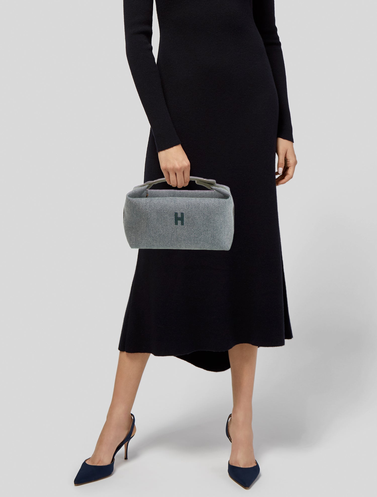 Hermès Large Wool Bride-A-Brac Case