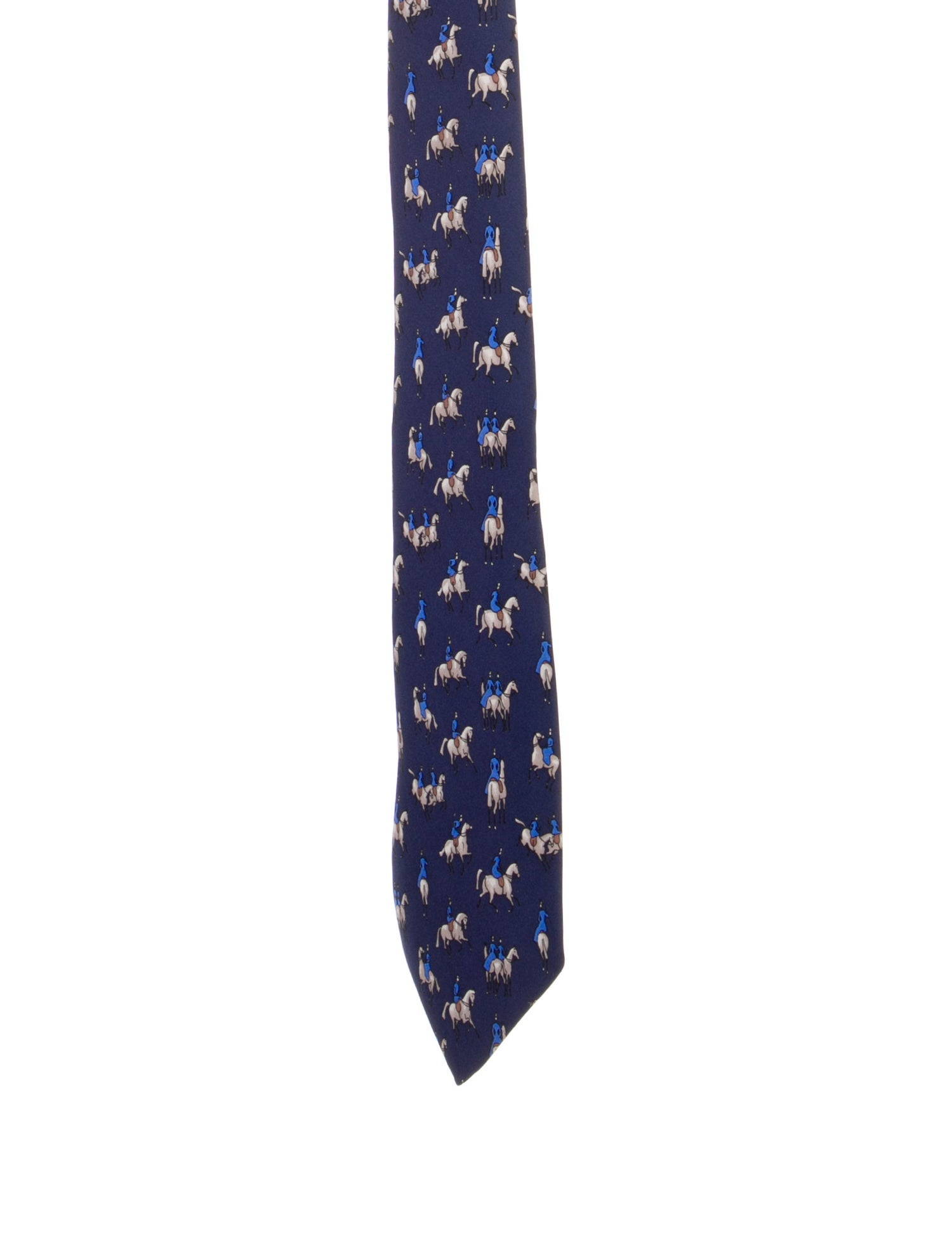 Hermès pattern print tie