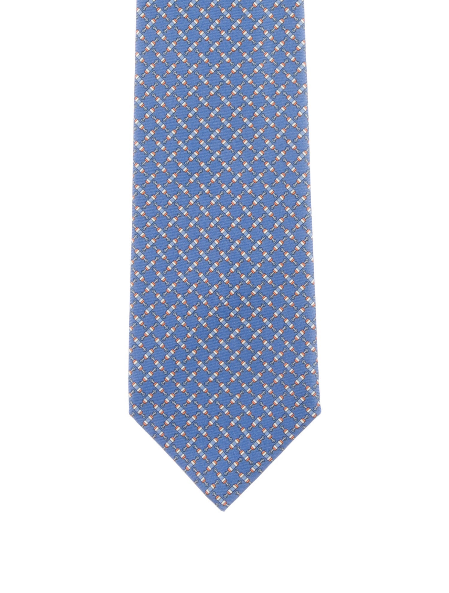 Hermès Silk Printed Tie