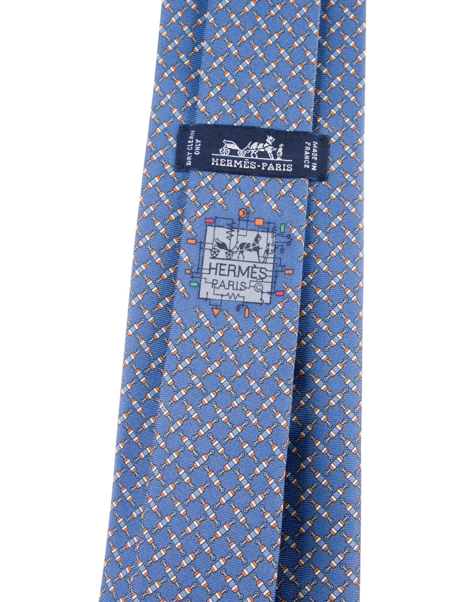 Hermès Silk Printed Tie