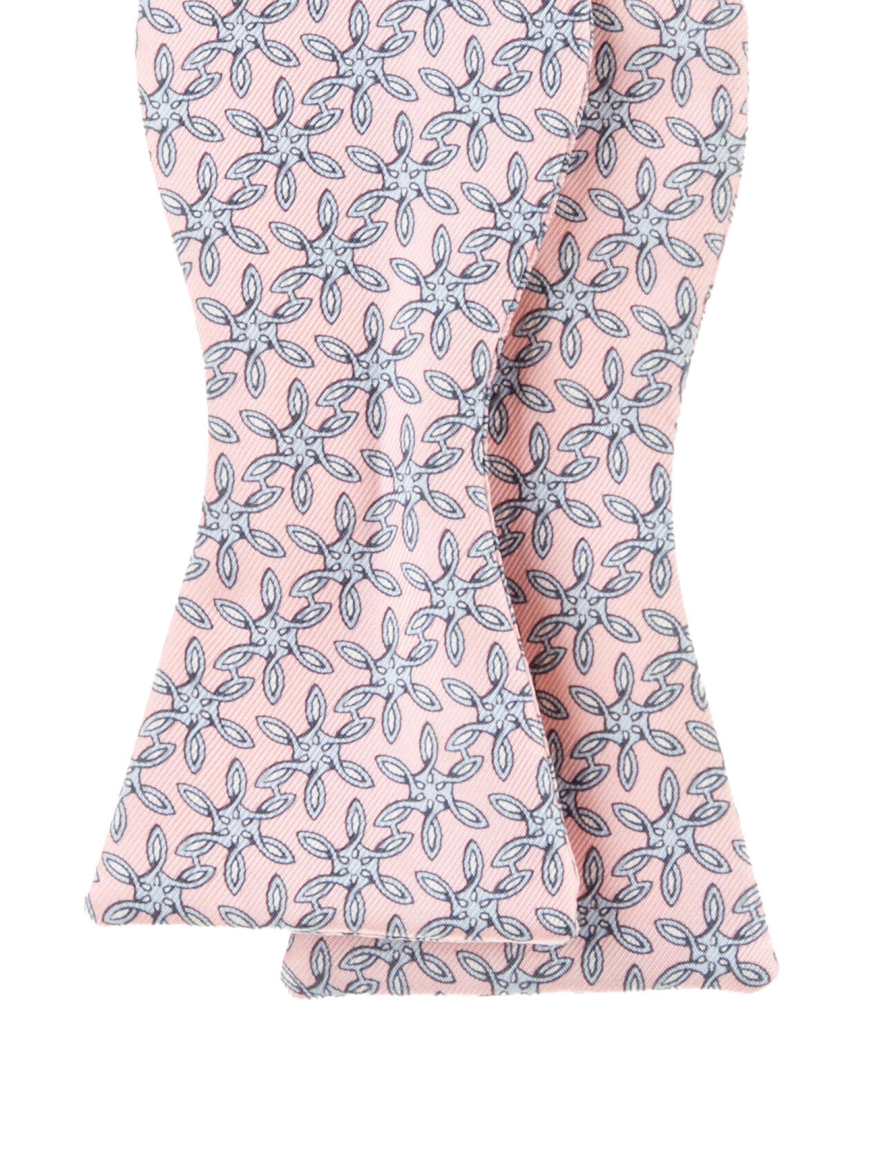 Hermès pattern silk bow tie