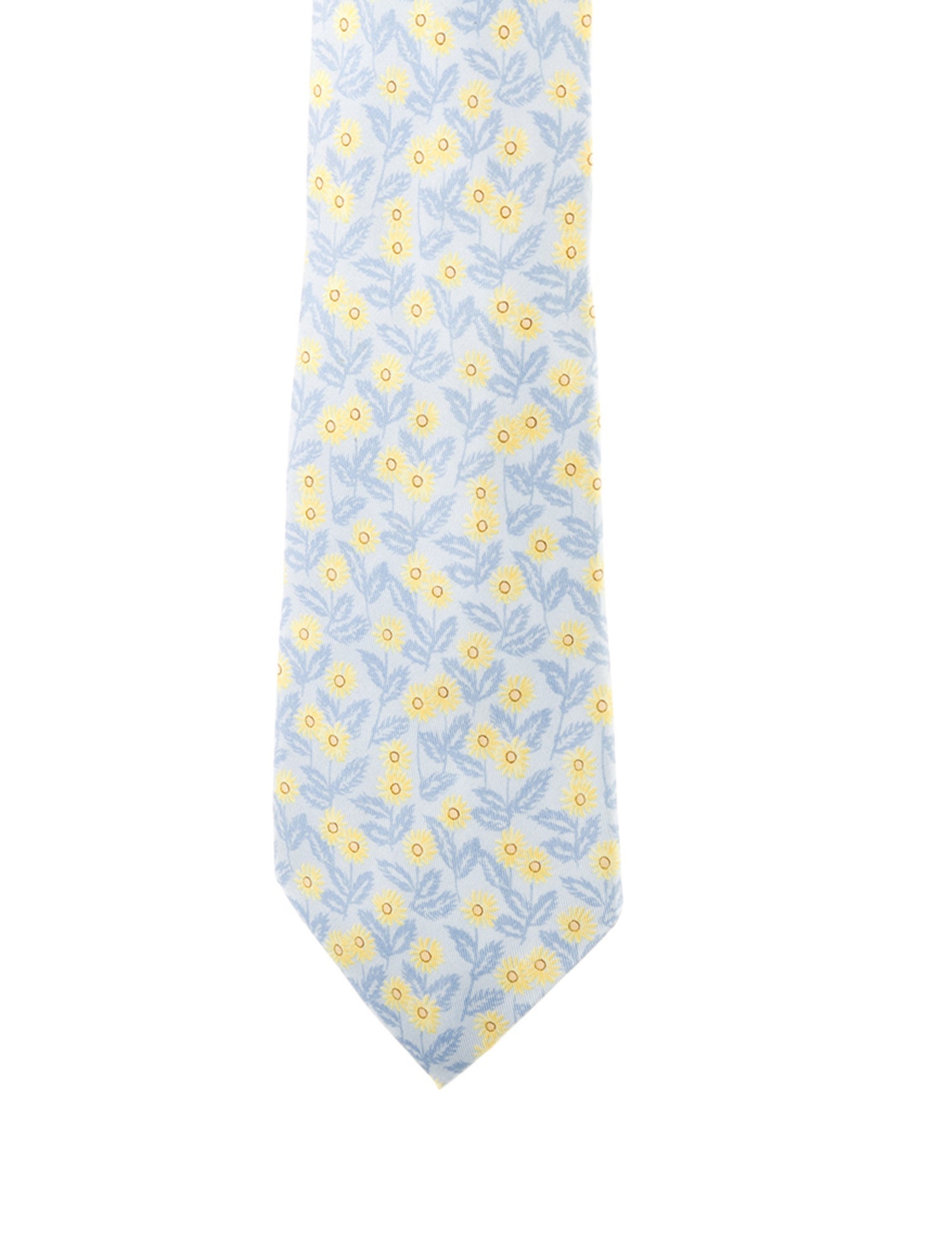 Hermès pattern silk tie