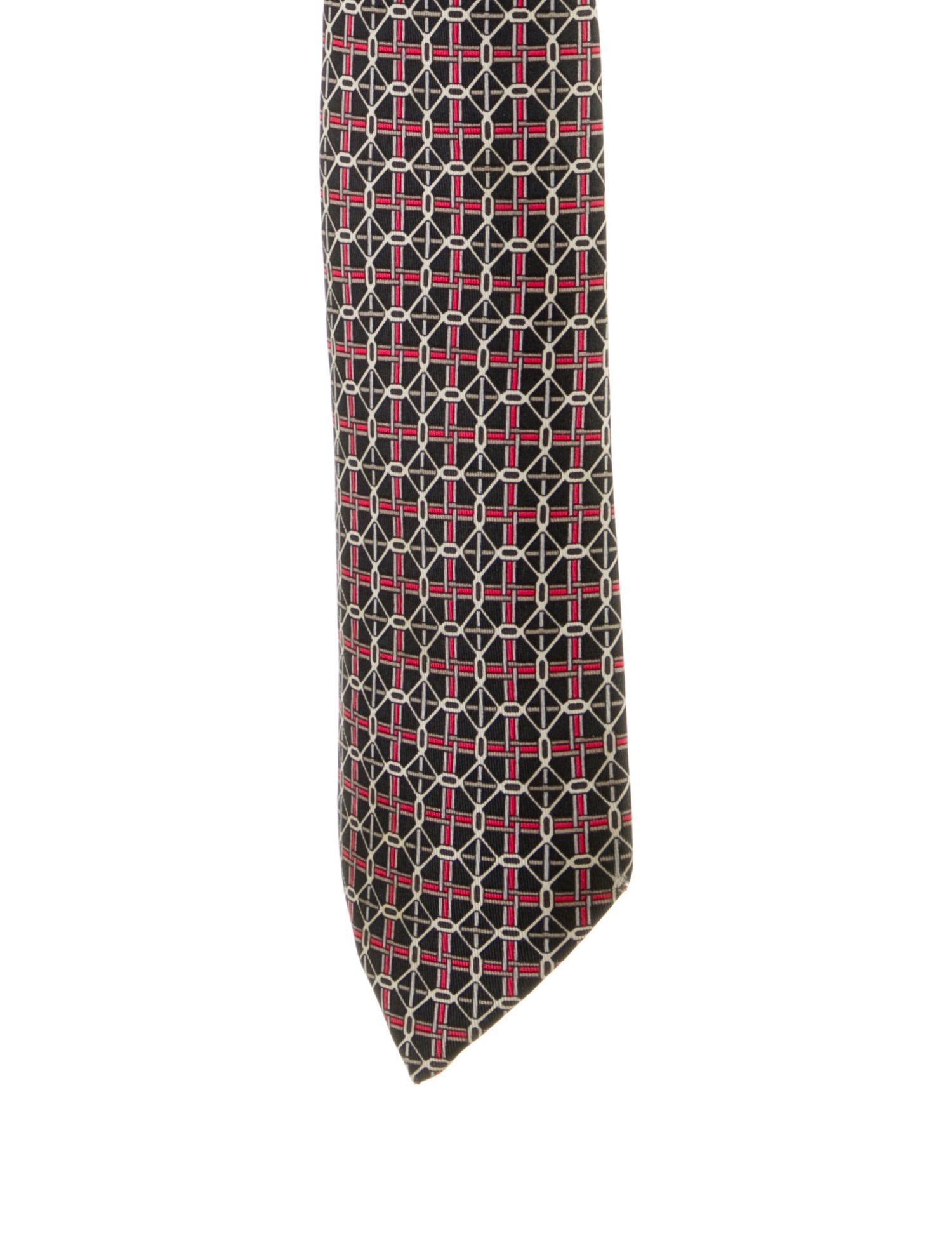 Hermès Silk Pattern Tie