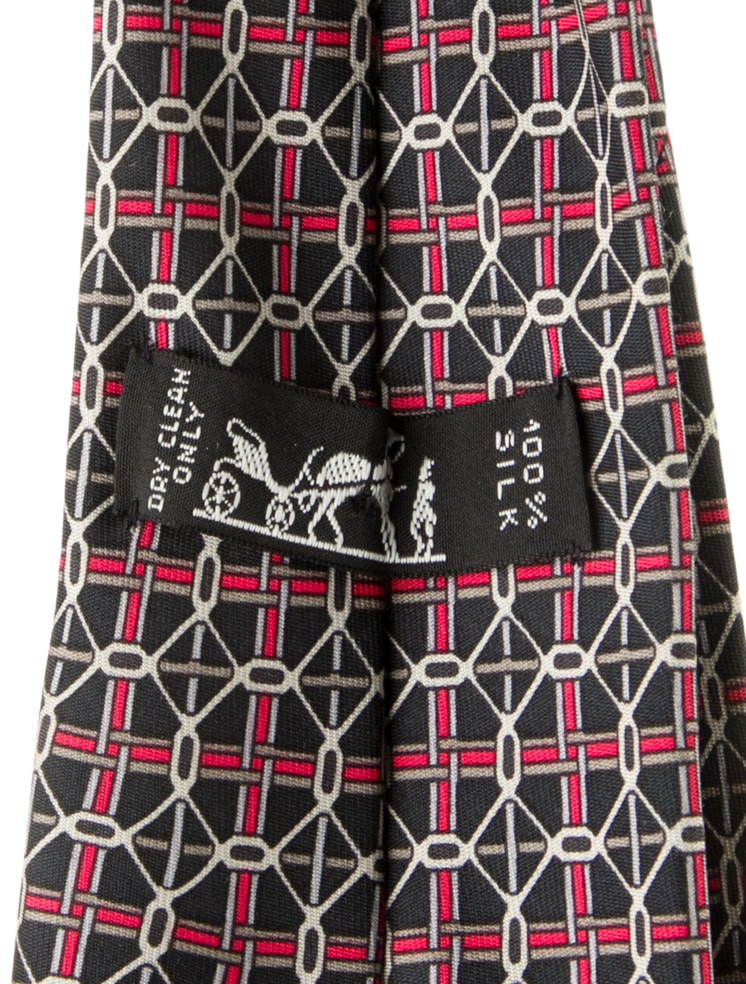 Hermès Silk Pattern Tie