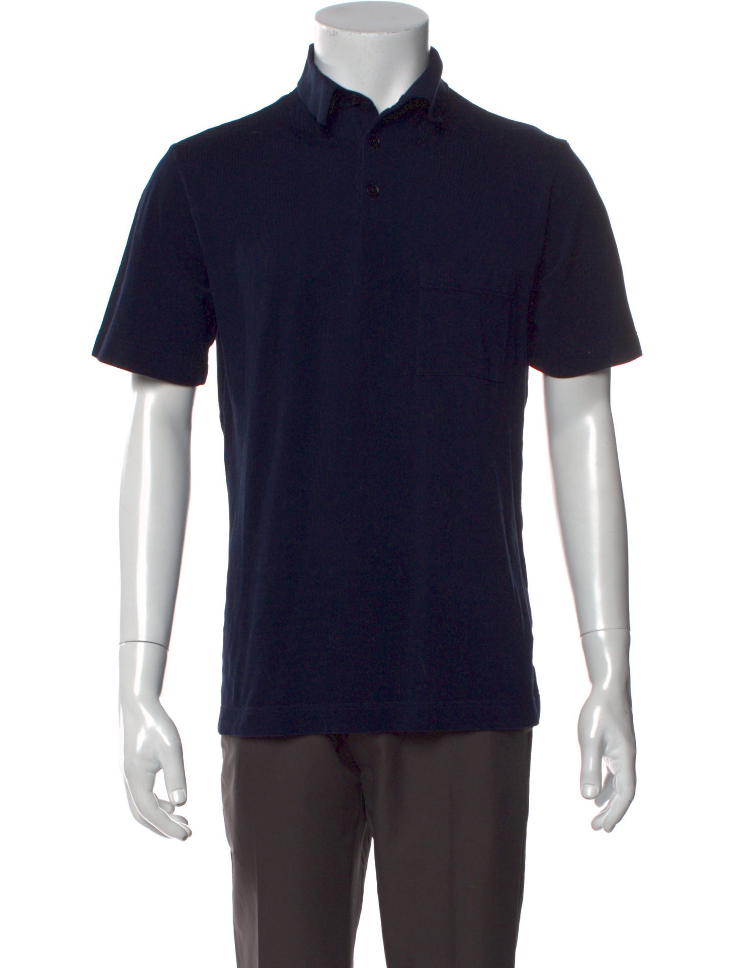 Hermès Collar Short Sleeve Polo Shirt