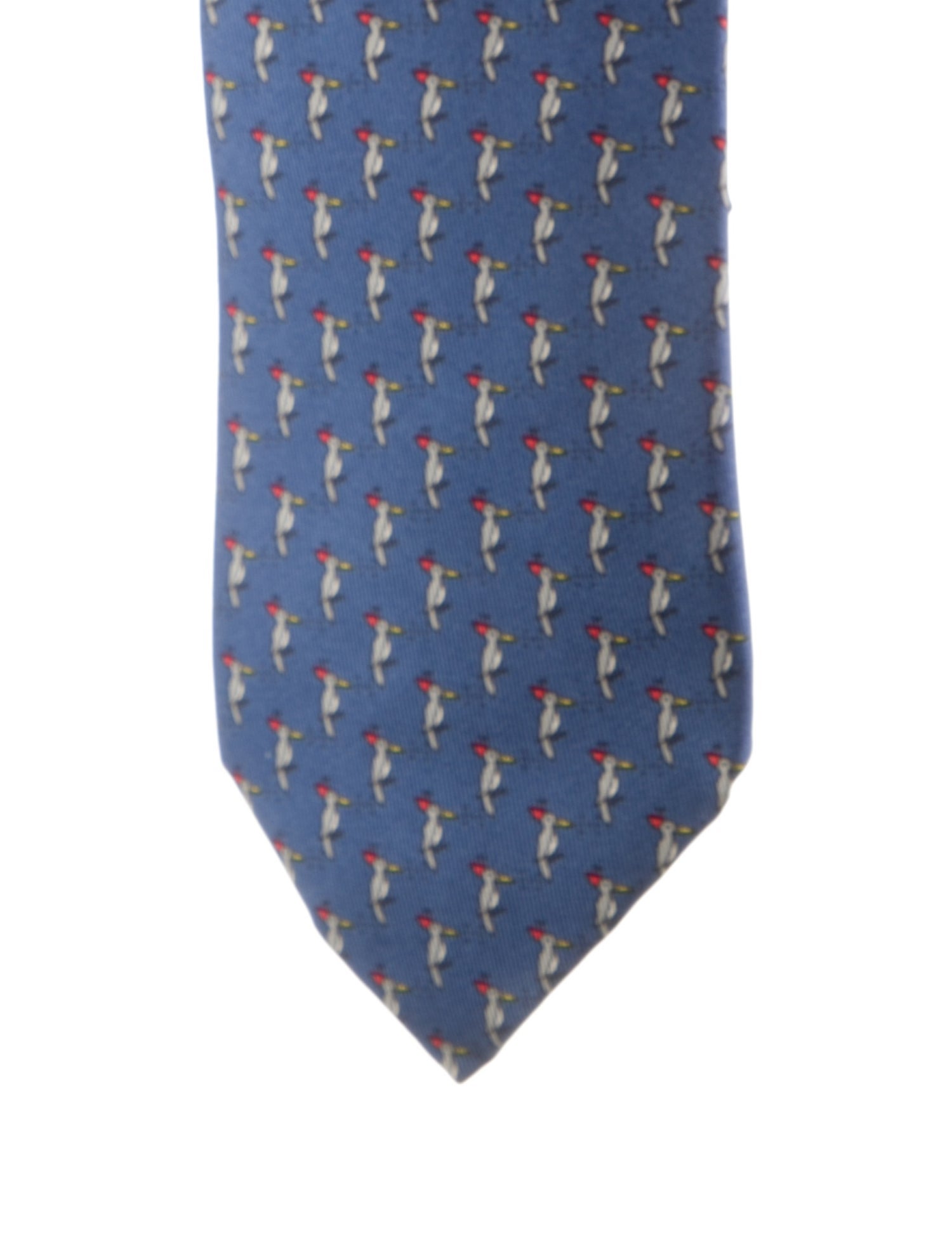 Hermès Silk Patterned Tie